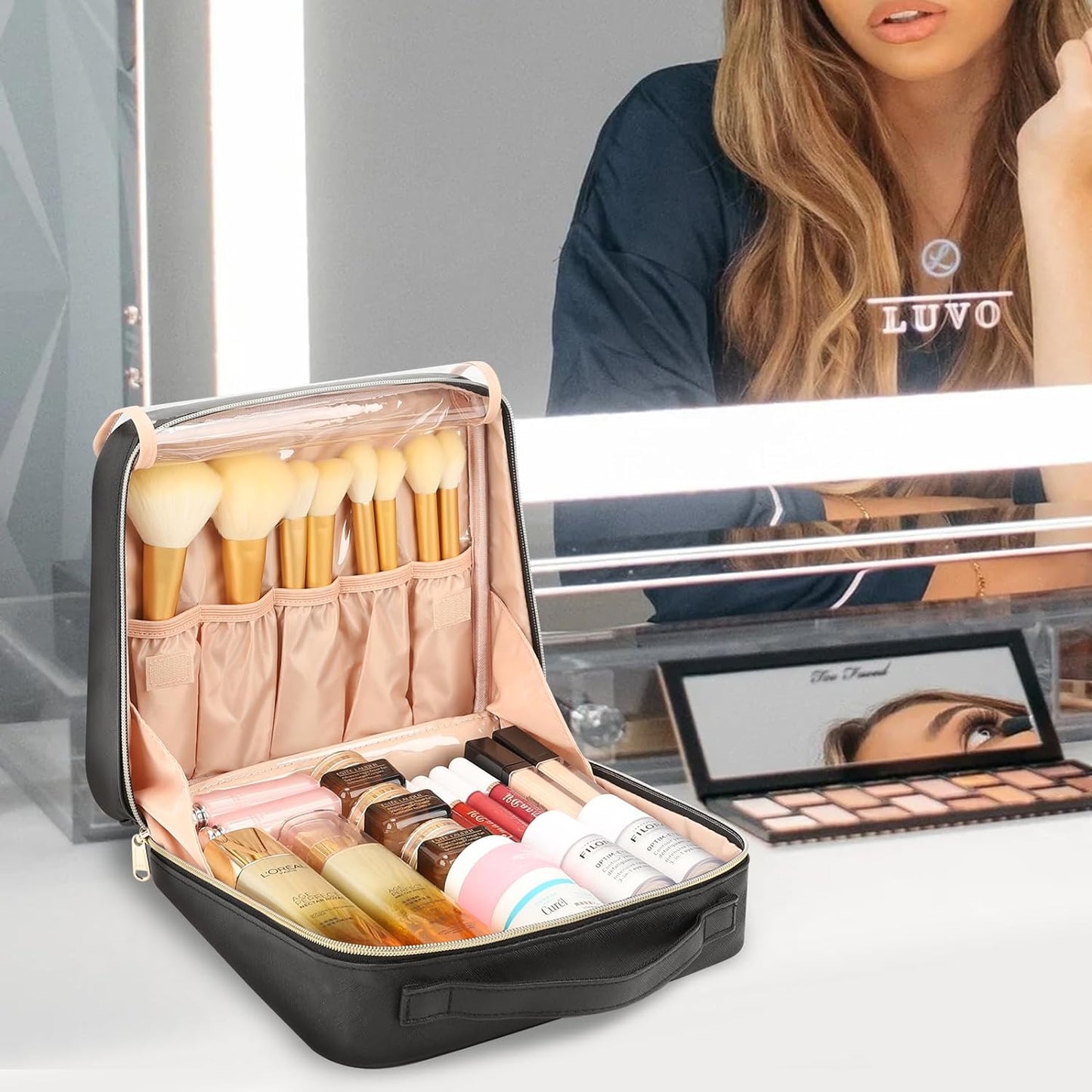 TuxodoBAG - 90° weit geöffnete Make-up-Tasche