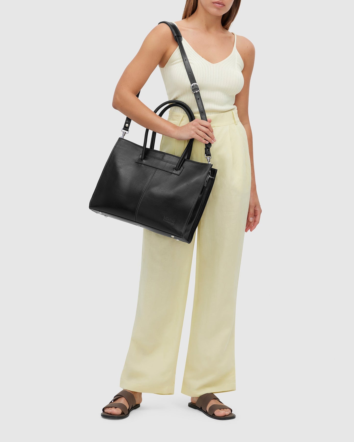 Florence Black - Aktentasche aus Leder für Damen