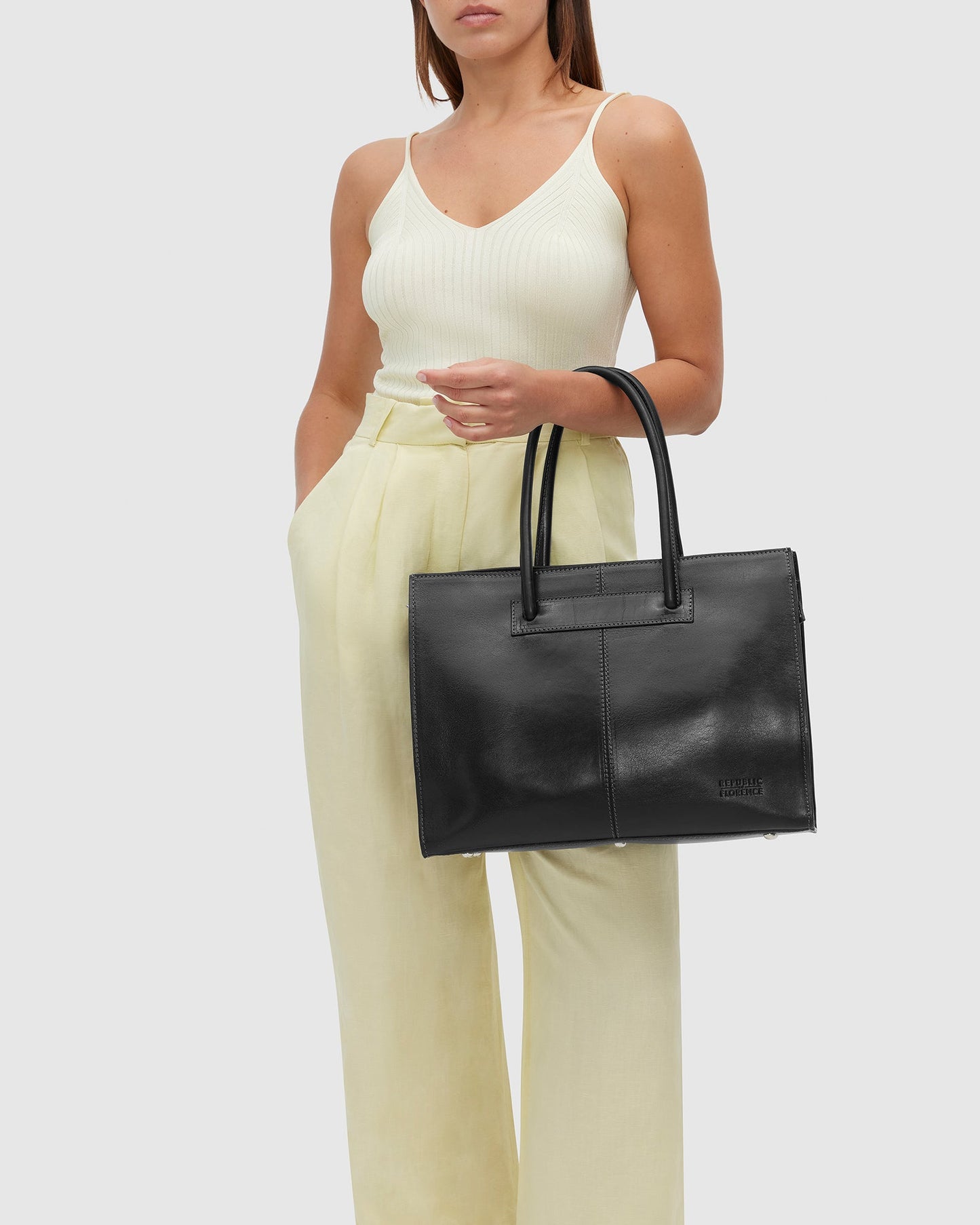 Florence Black - Aktentasche aus Leder für Damen