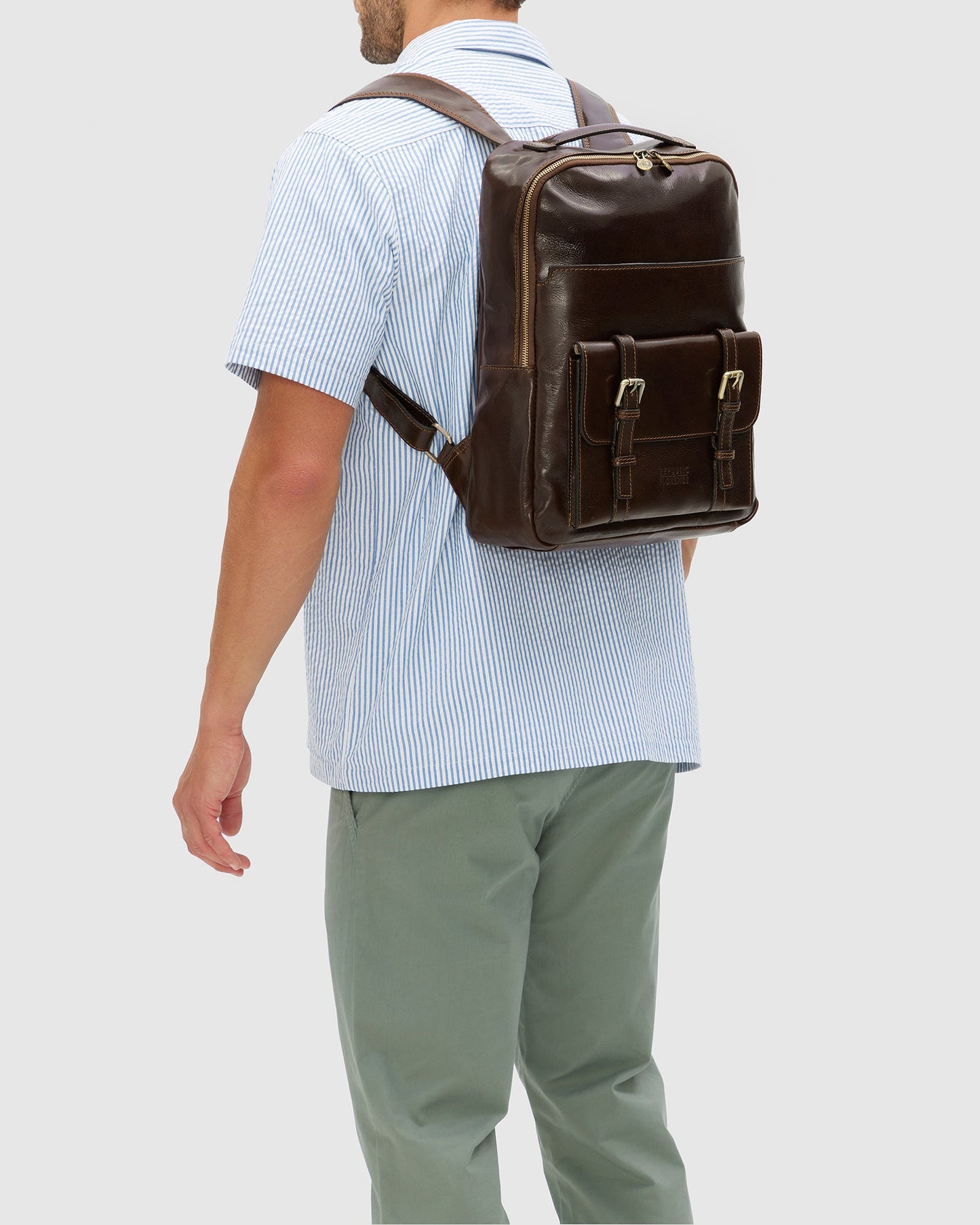 Salvador Braun - Lederrucksack