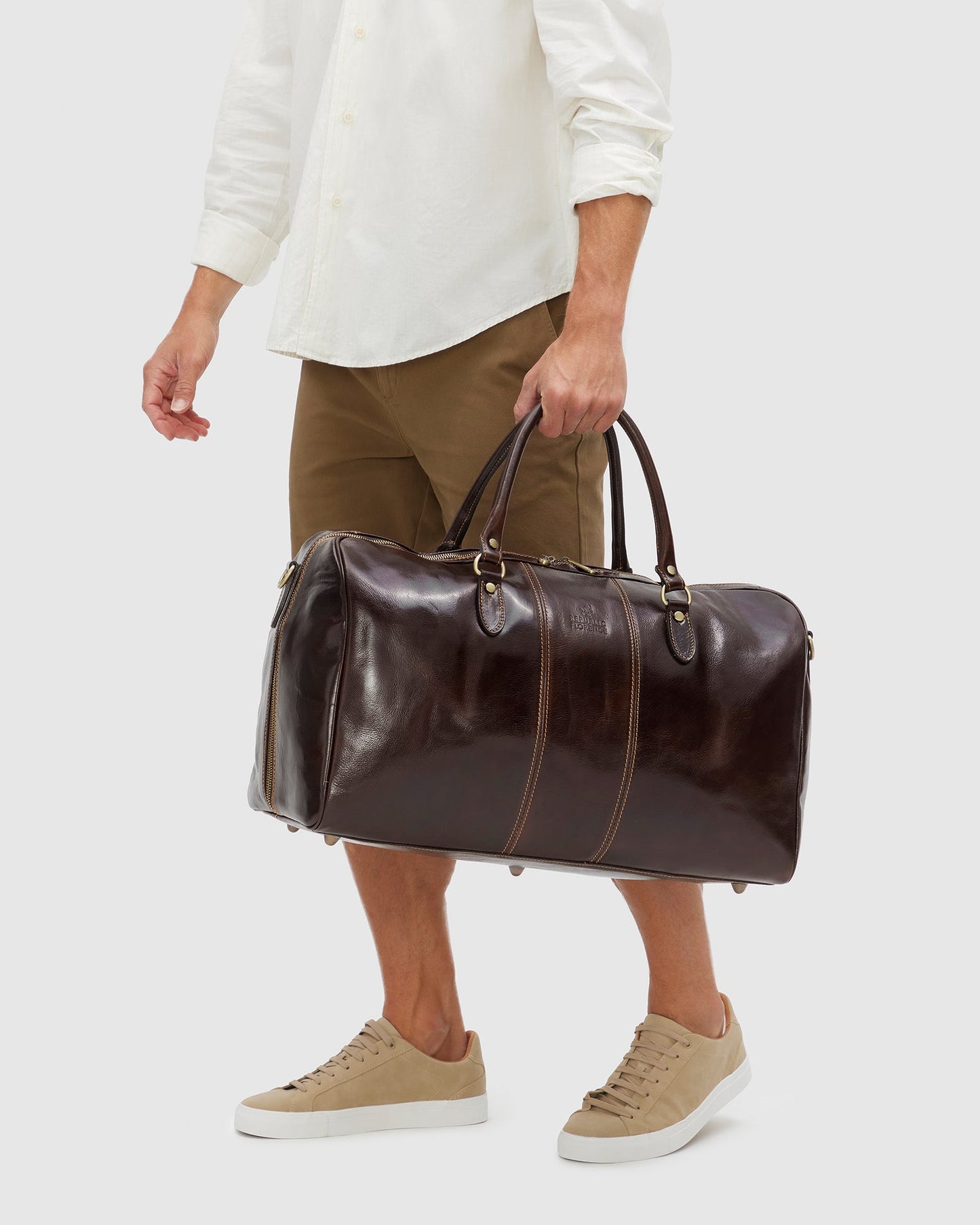 Albertis Chocolate - Reisetasche aus Leder