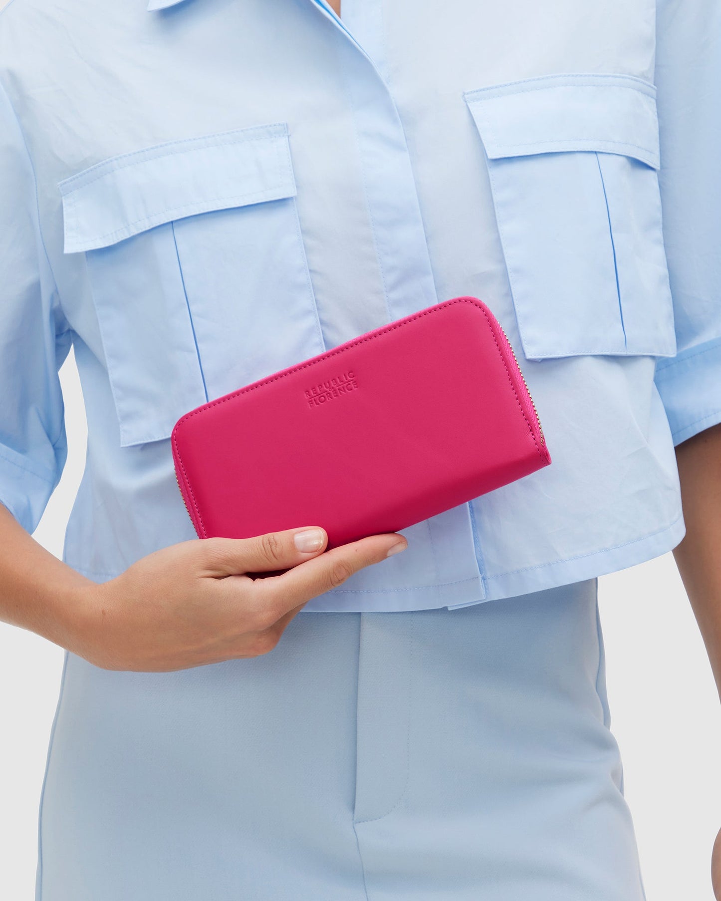 Mimi Fucshia - Women Leather Wallet