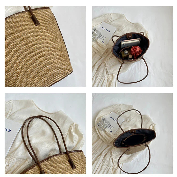 Handgefertigte gewebte Schultertaschen