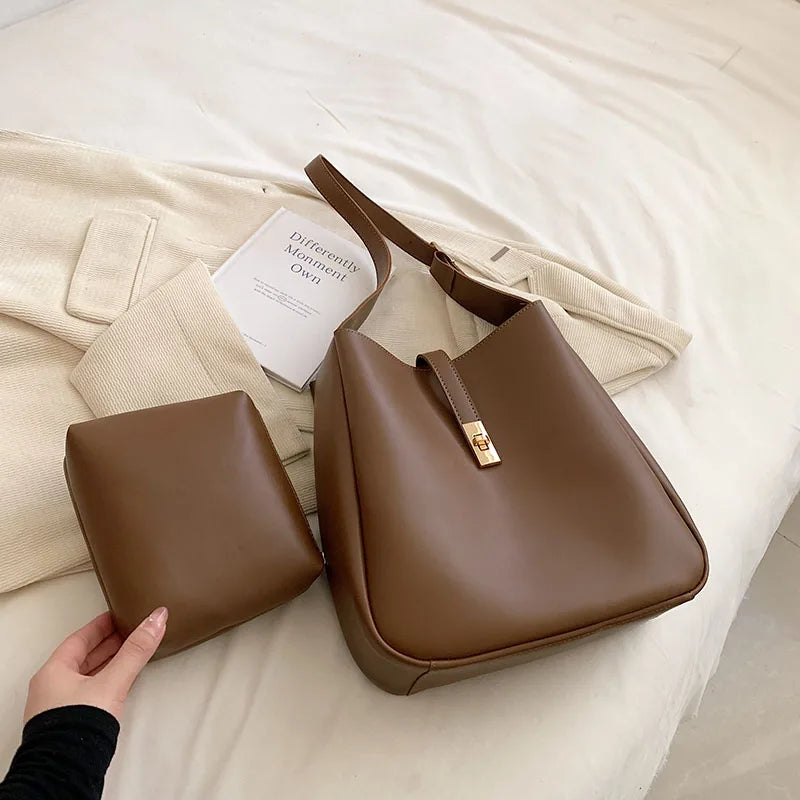 Jennifer 2 TEILE/SATZ Leder Handtaschen