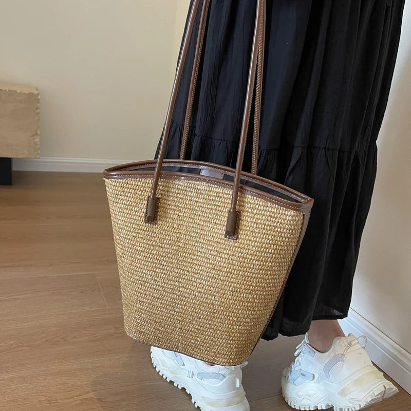 Handgefertigte gewebte Schultertaschen