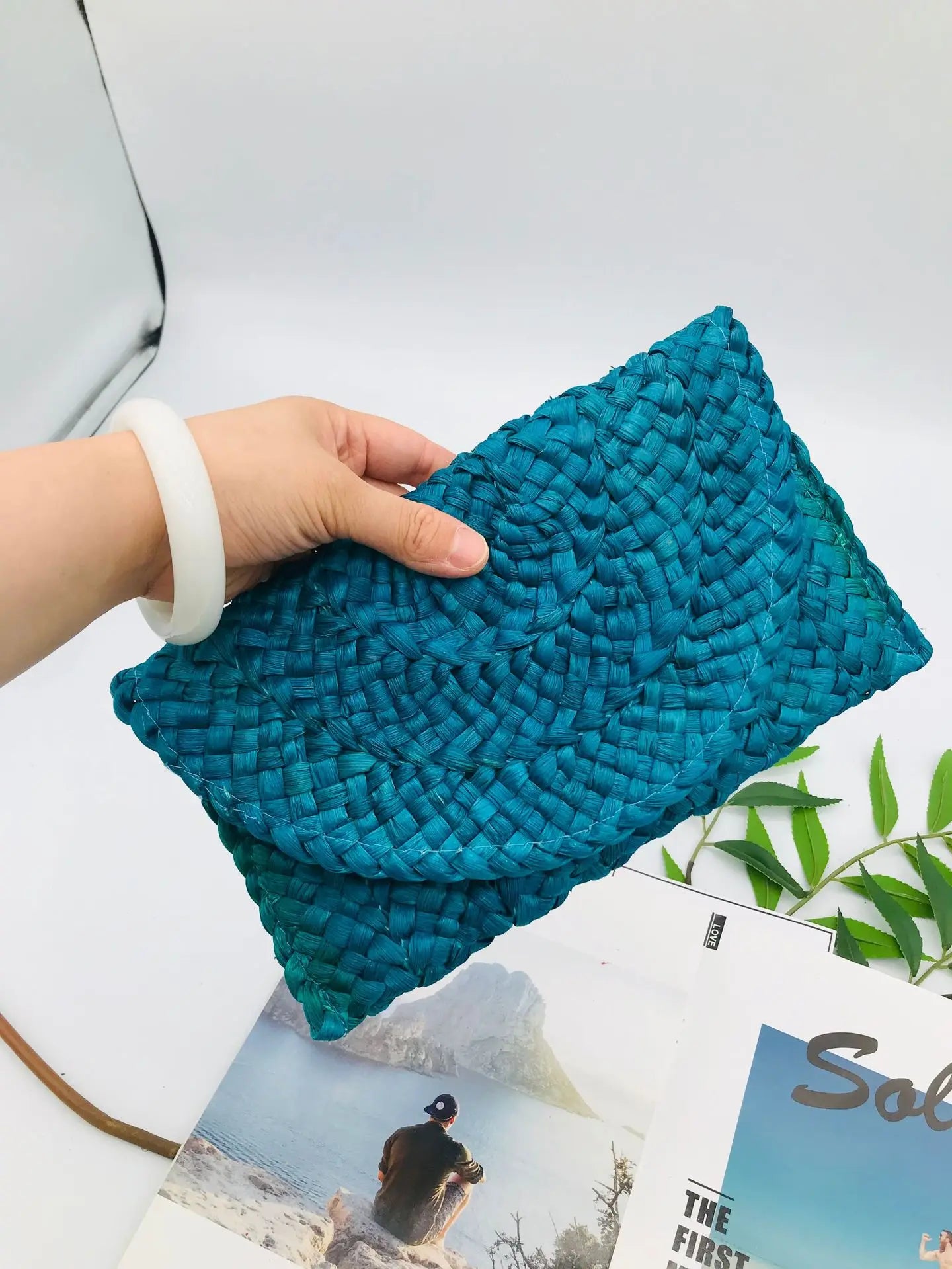 Handgefertigte gewebte Handtasche