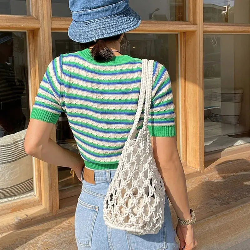 HANDGEMACHTE Strandtasche für Damen