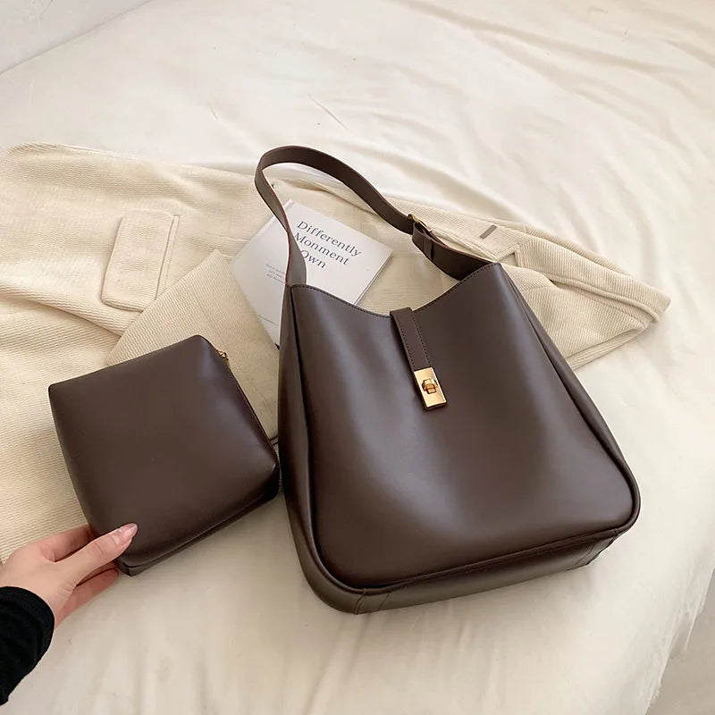 Jennifer 2 TEILE/SATZ Leder Handtaschen