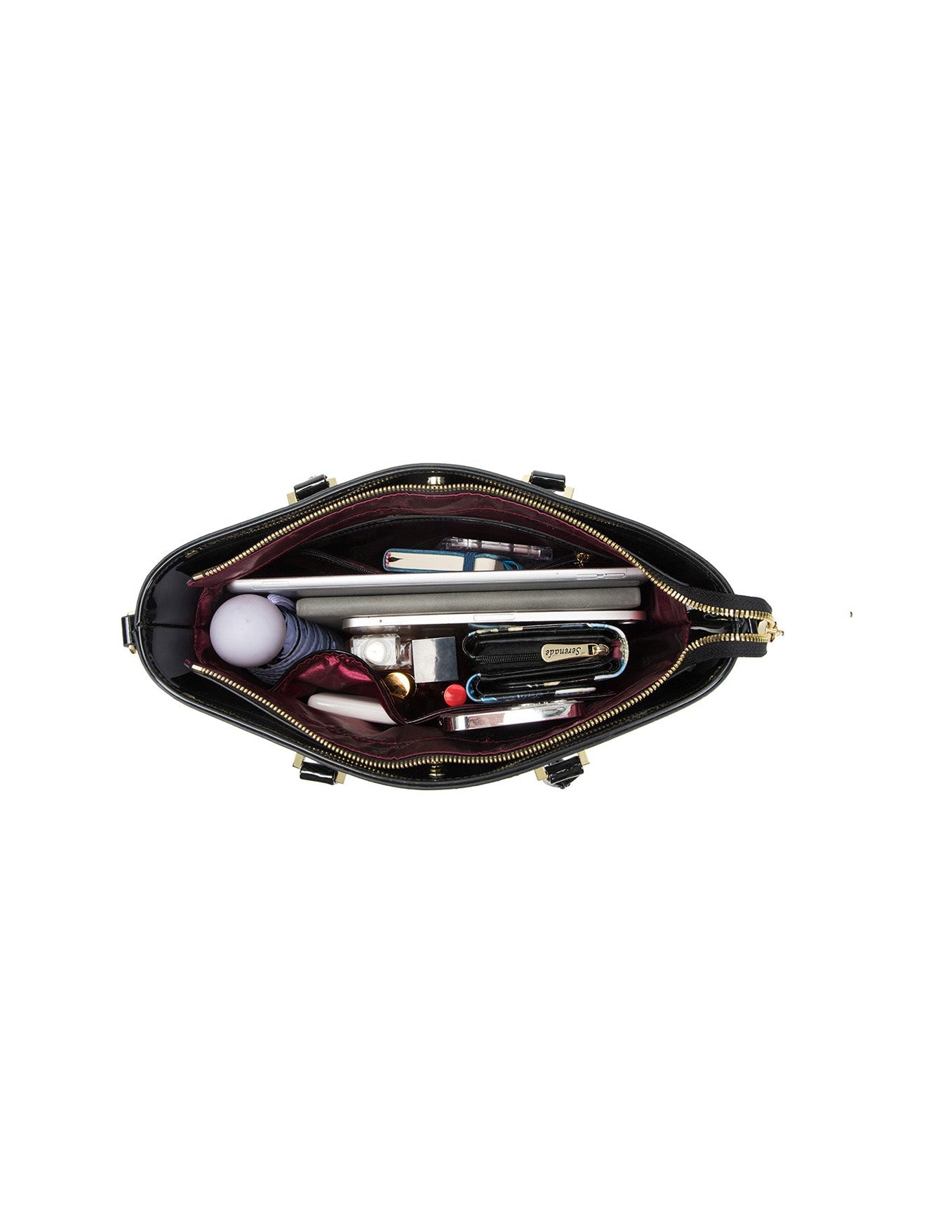 ASPEN LACKLEDER GRIFFTASCHE - SF4-8787