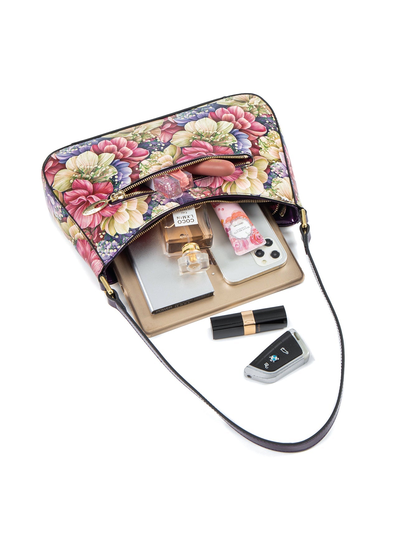 TASCHE ANGELIQUE AUS LACKLEDER MIT RFID
