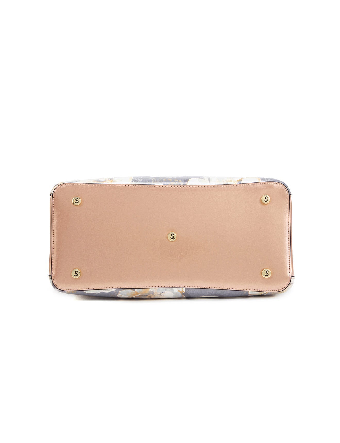 ANALISE GRIP HANDLE LEATHER BAG- SN77-0378