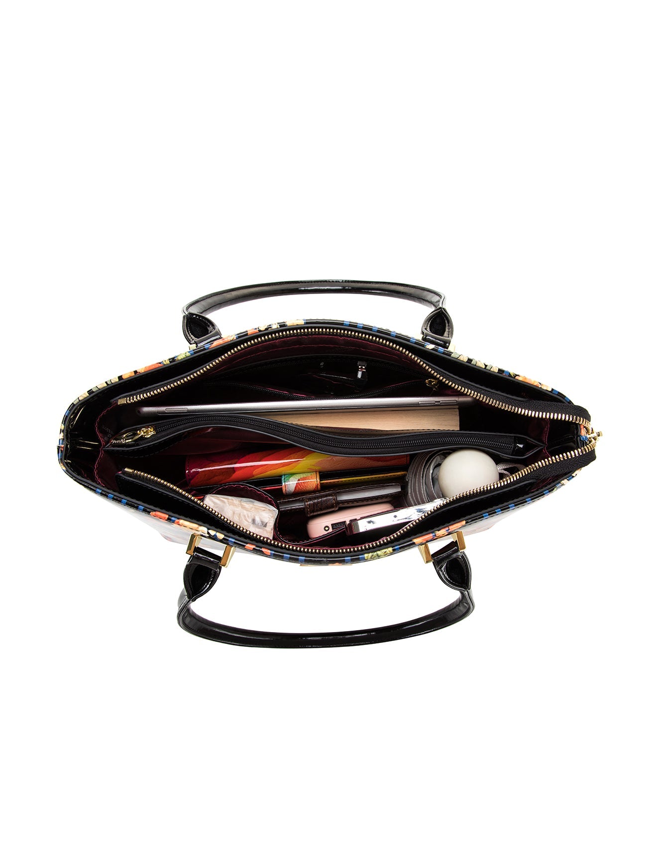 GROSSE TASCHE AUS LACKLEDER BRYONY – SN91-7985