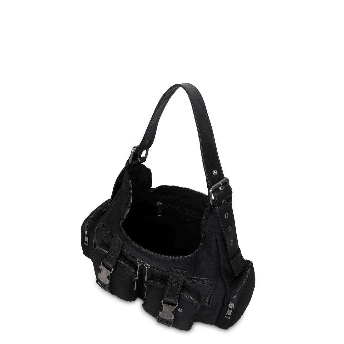 Sally Buckle Scuba Schwarz mit Antiksilber