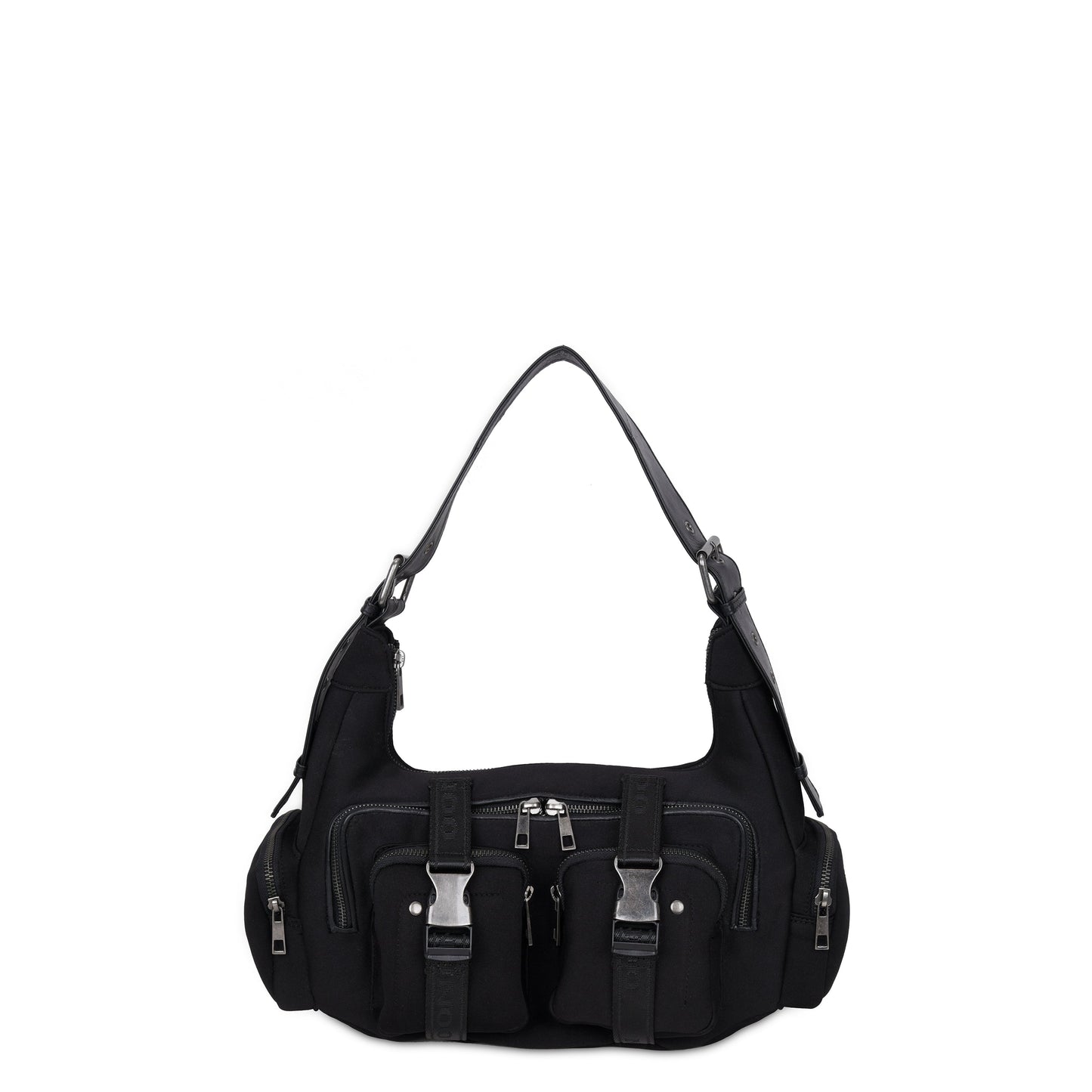 Sally Buckle Scuba Schwarz mit Antiksilber
