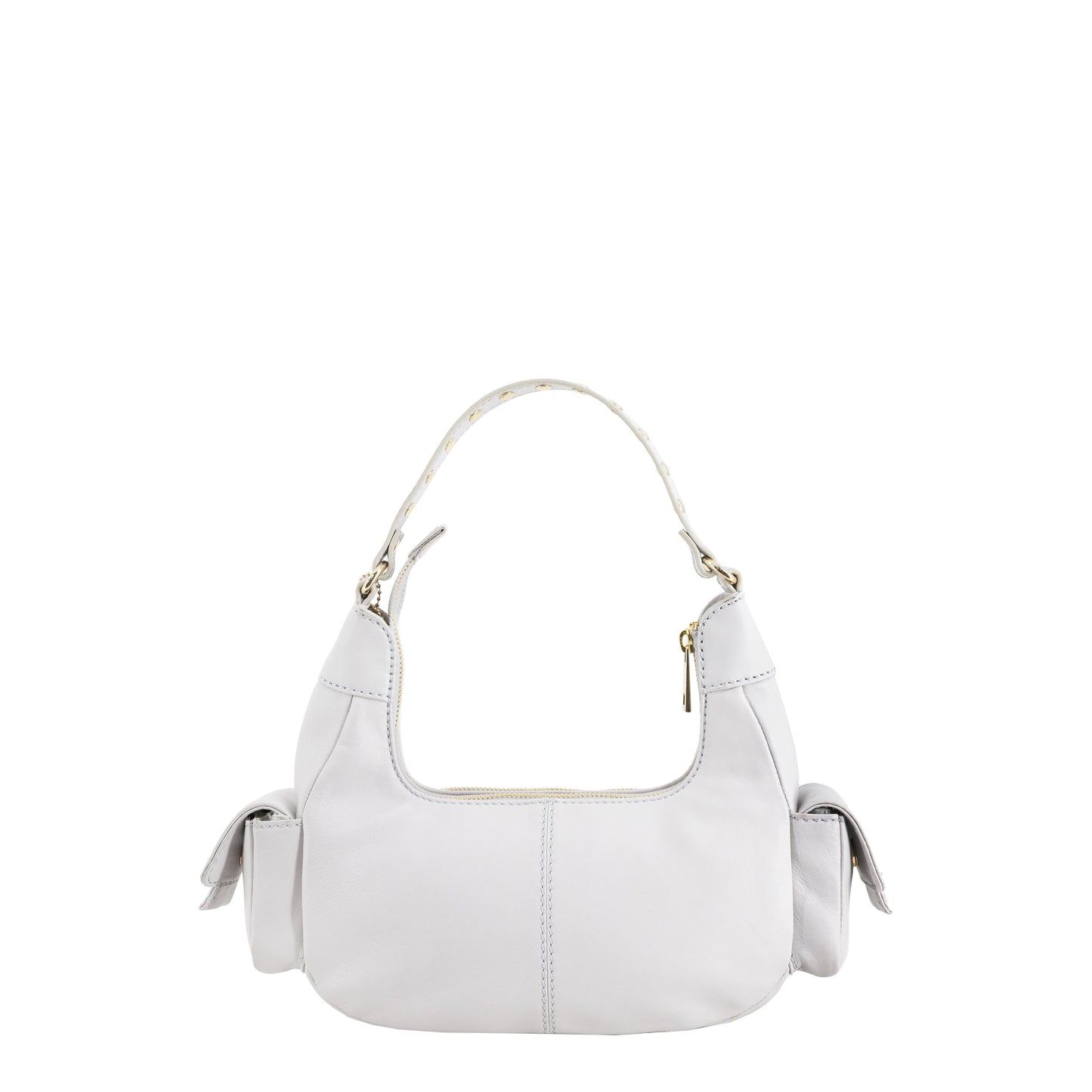 Sally Kleines Taschentuch, Off-White mit Gold