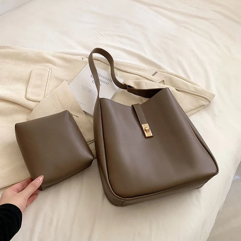 Jennifer 2 TEILE/SATZ Leder Handtaschen