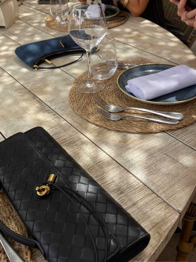 Gewebte Tasche „Bianca“