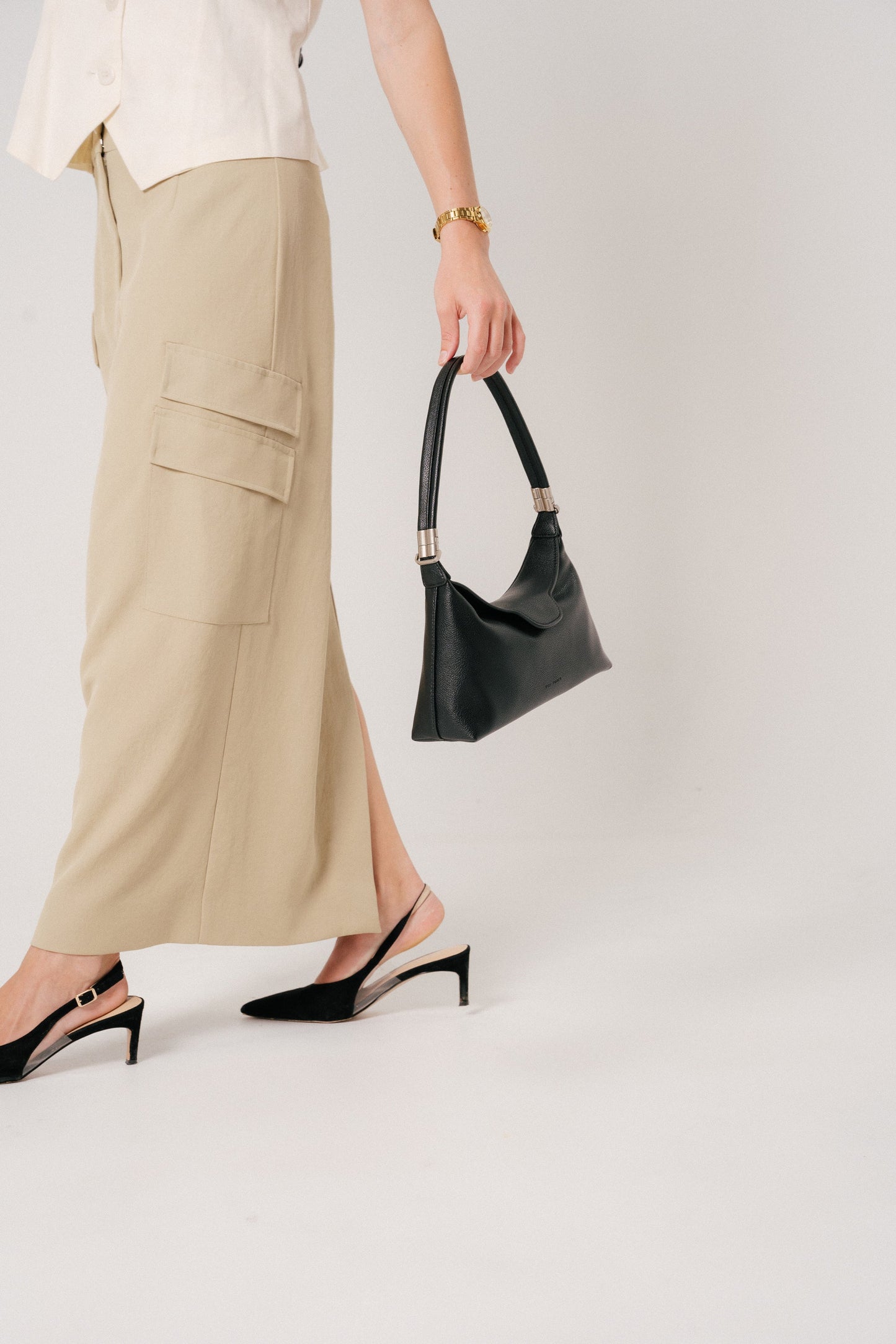 Aurelia Hobo-Tasche Schwarz