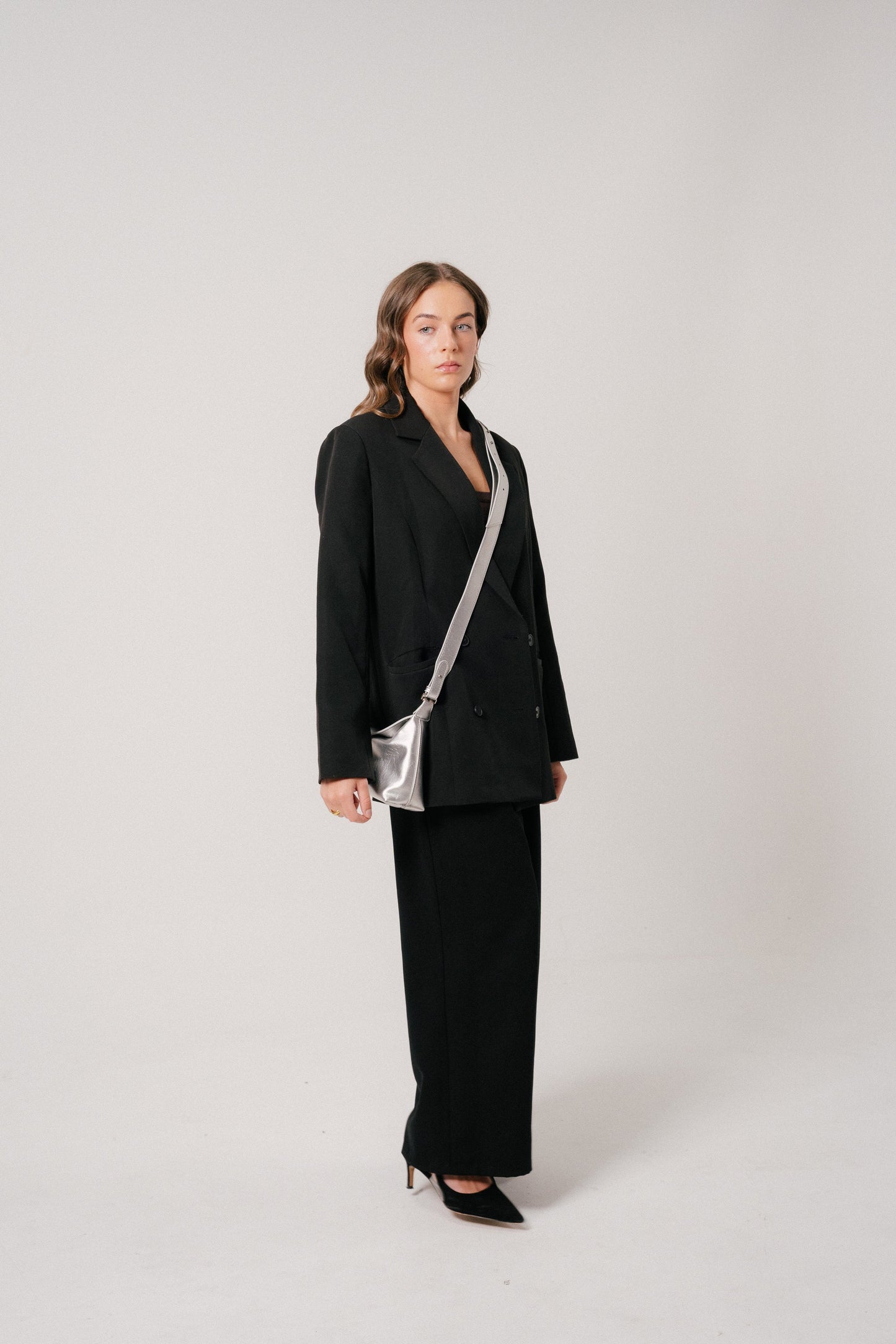 Hobo-Tasche „Aurelia“ in Silber
