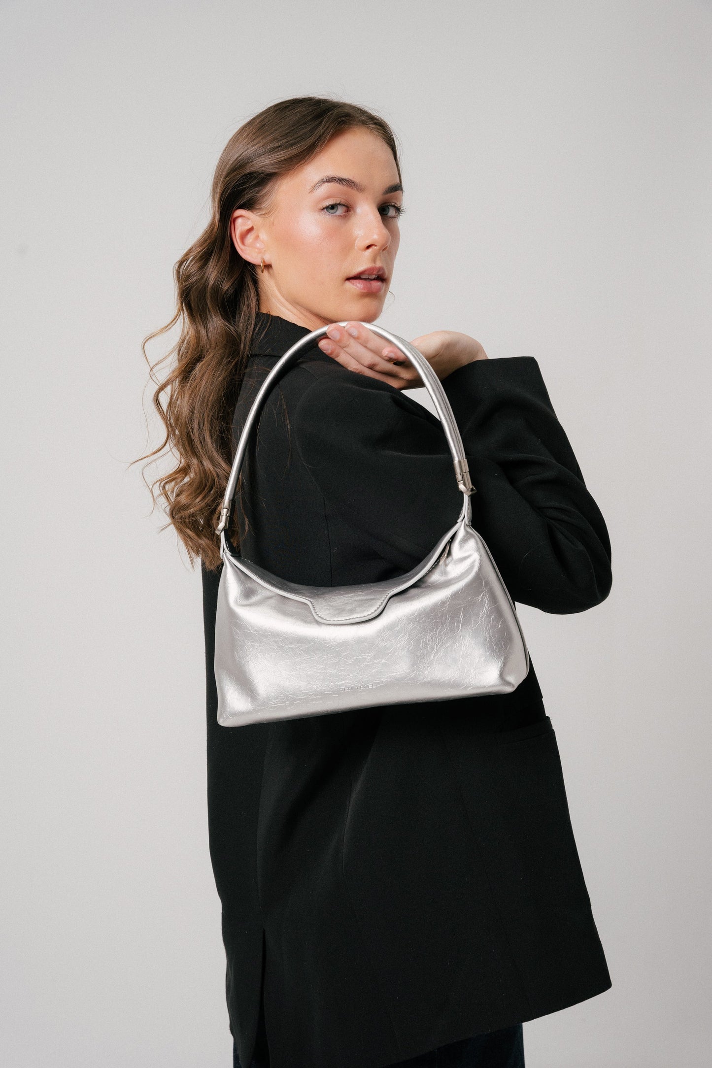 Hobo-Tasche „Aurelia“ in Silber