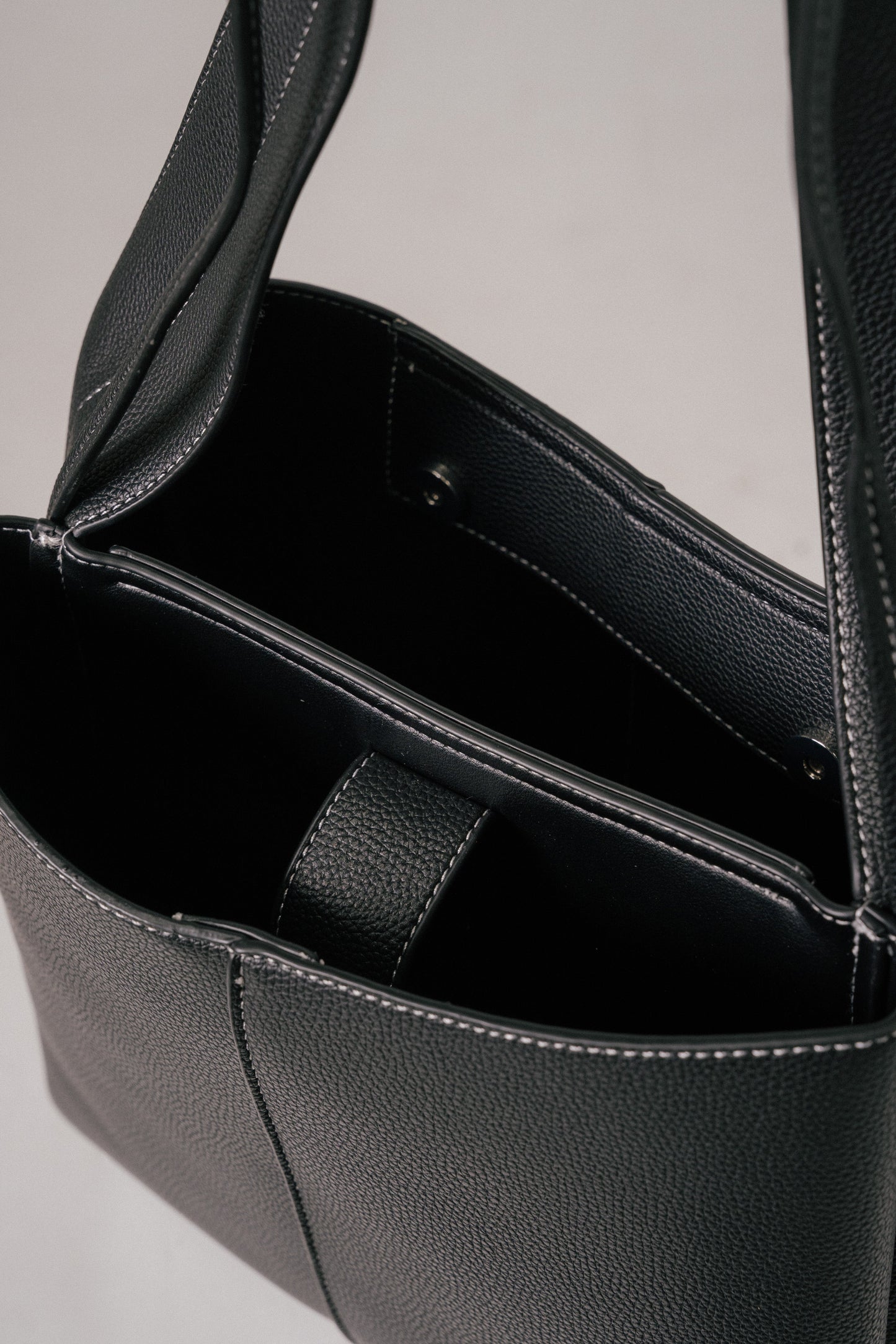 Alba Shopper mit Schleife Schwarz