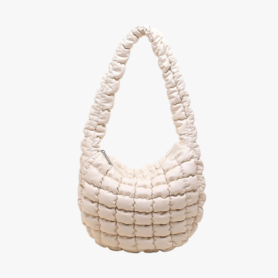 Scrunchie-Hobo-Tasche aus veganem Leder
