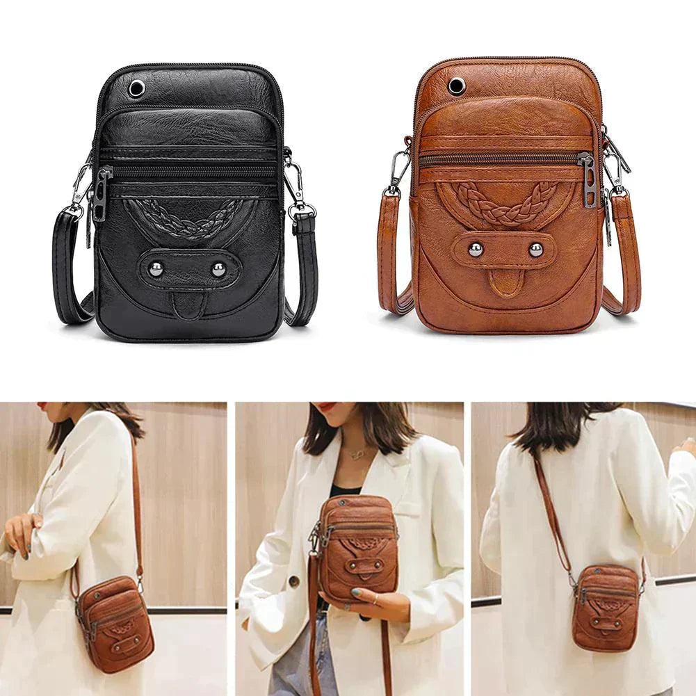 Vellana | Umhängetasche aus Vintage-Leder