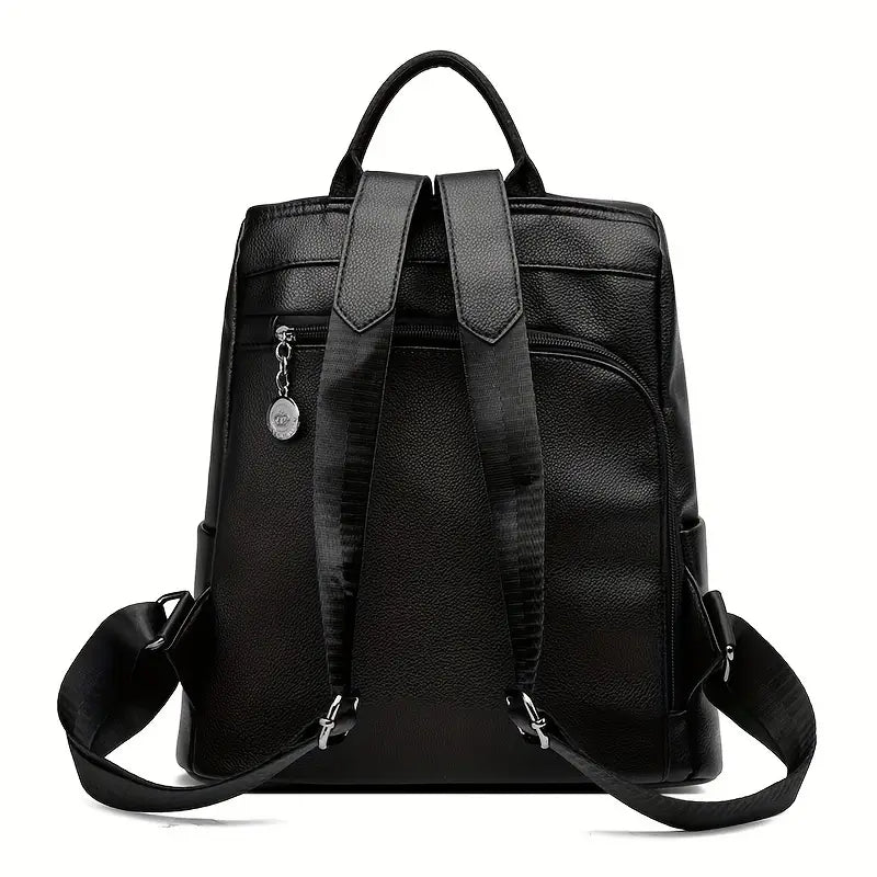 Diebstahlsicherer Lederrucksack für Damen
