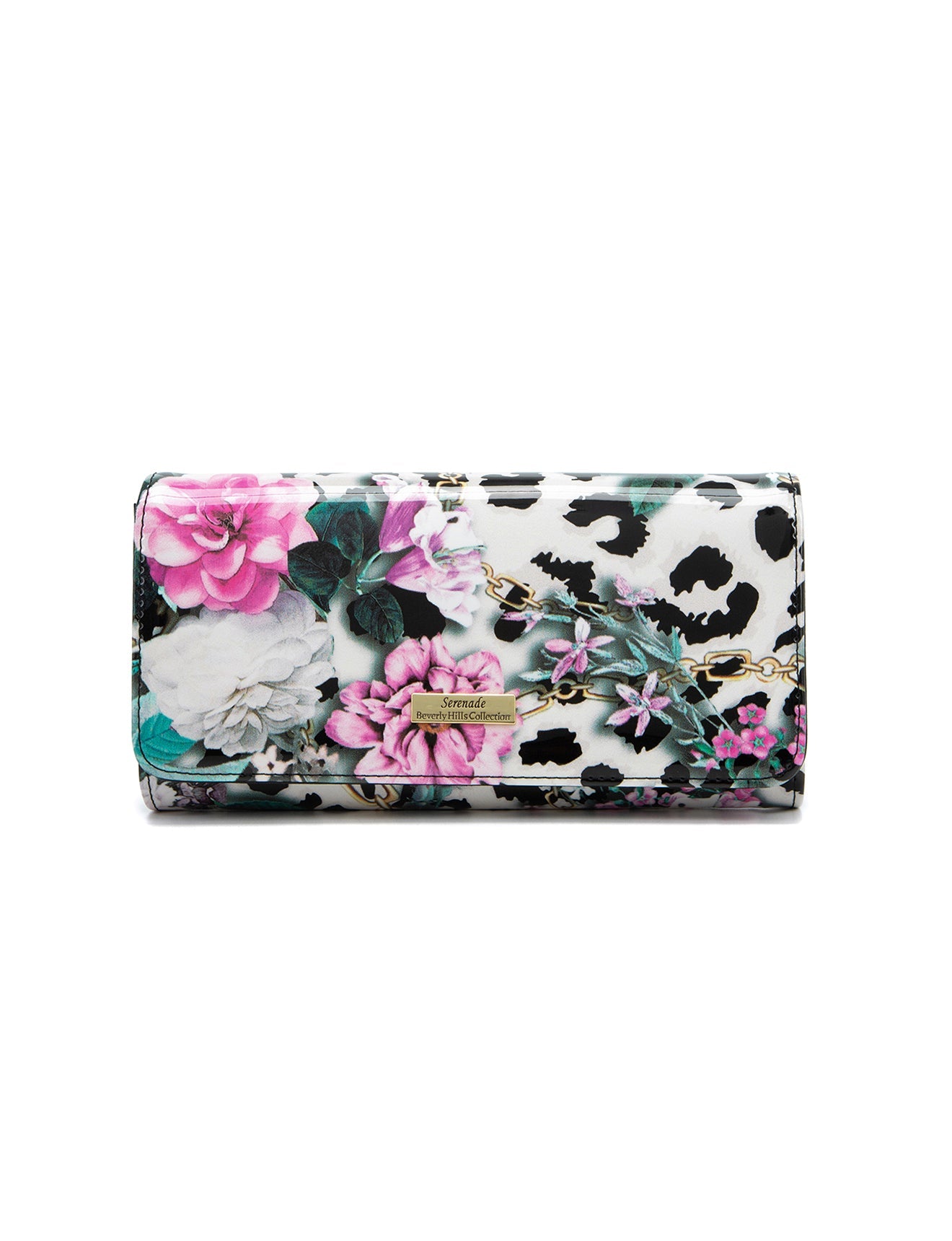 AMITY LARGE PATENT LEATHER WALLET WITH RFID- WSF101