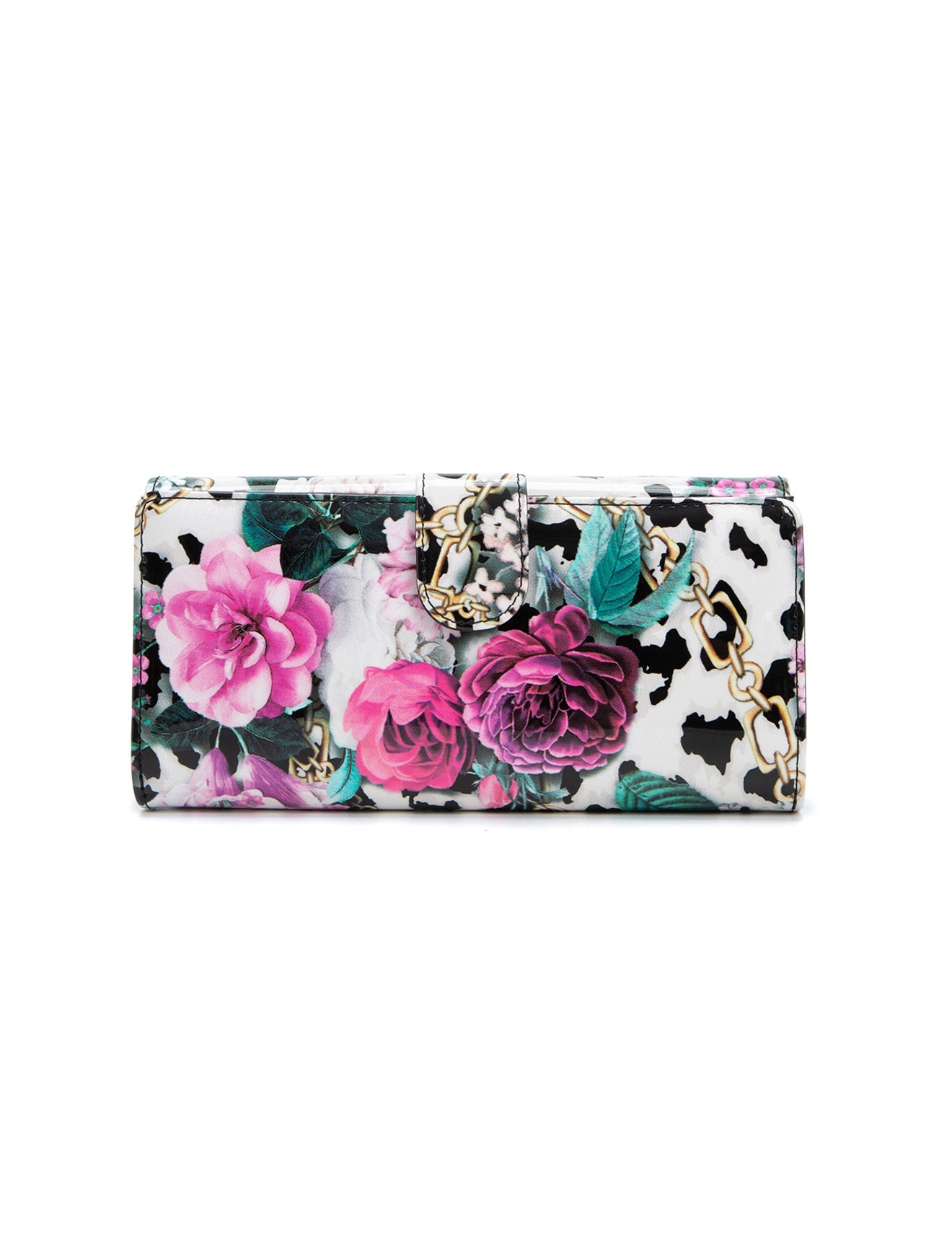 AMITY LARGE PATENT LEATHER WALLET WITH RFID- WSF101