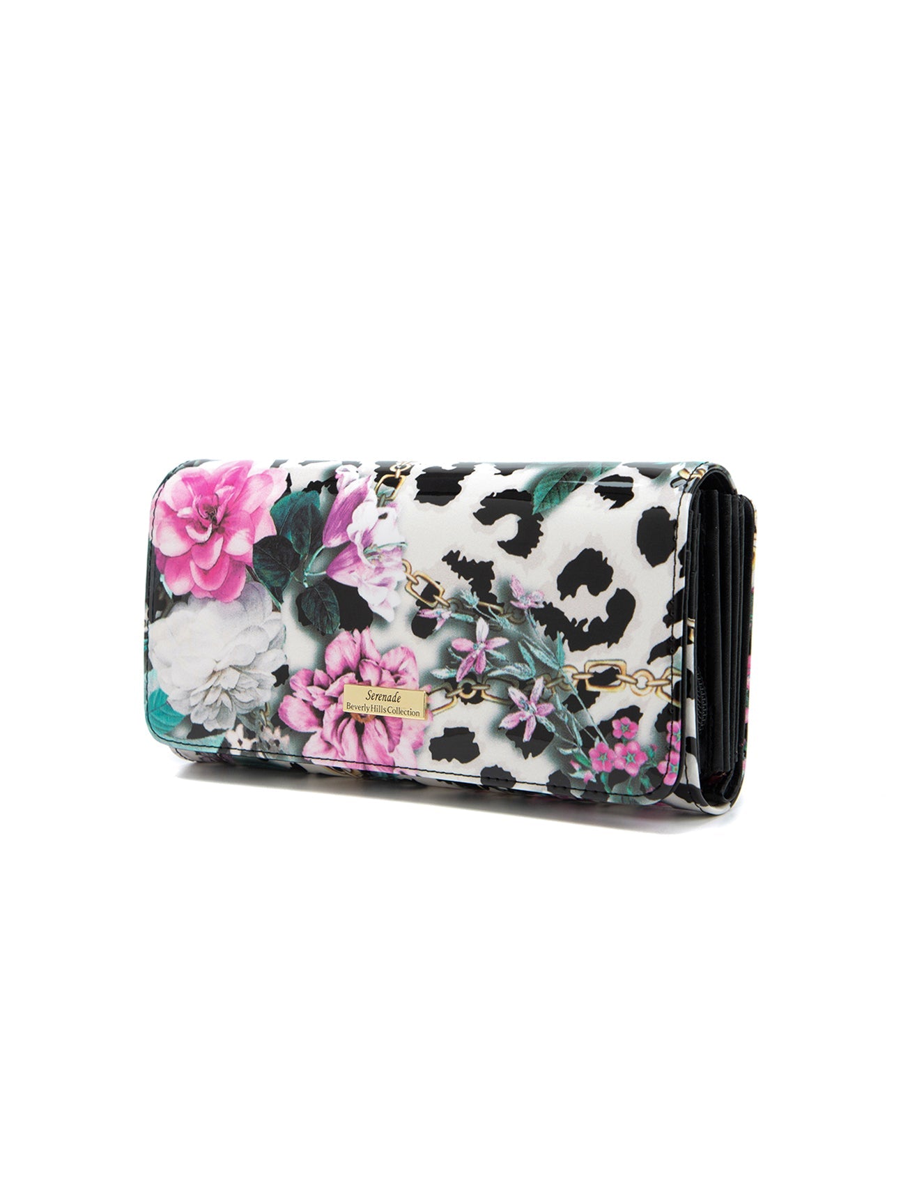 AMITY LARGE PATENT LEATHER WALLET WITH RFID- WSF101