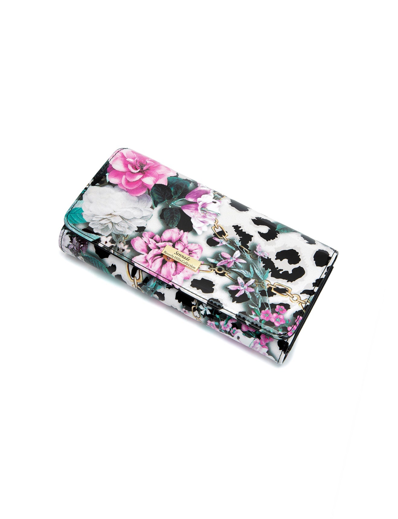 AMITY LARGE PATENT LEATHER WALLET WITH RFID- WSF101