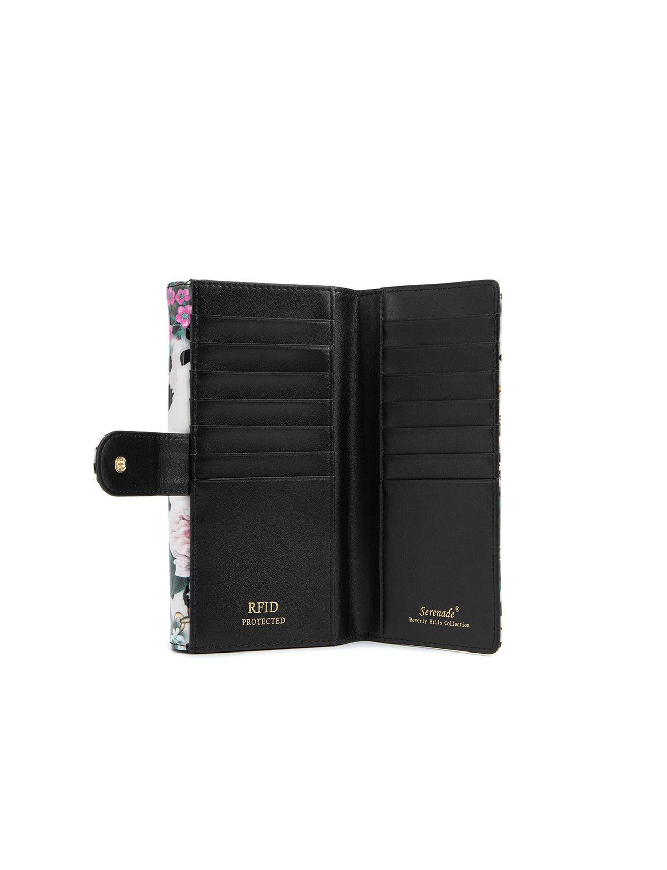 AMITY LARGE PATENT LEATHER WALLET WITH RFID- WSF101