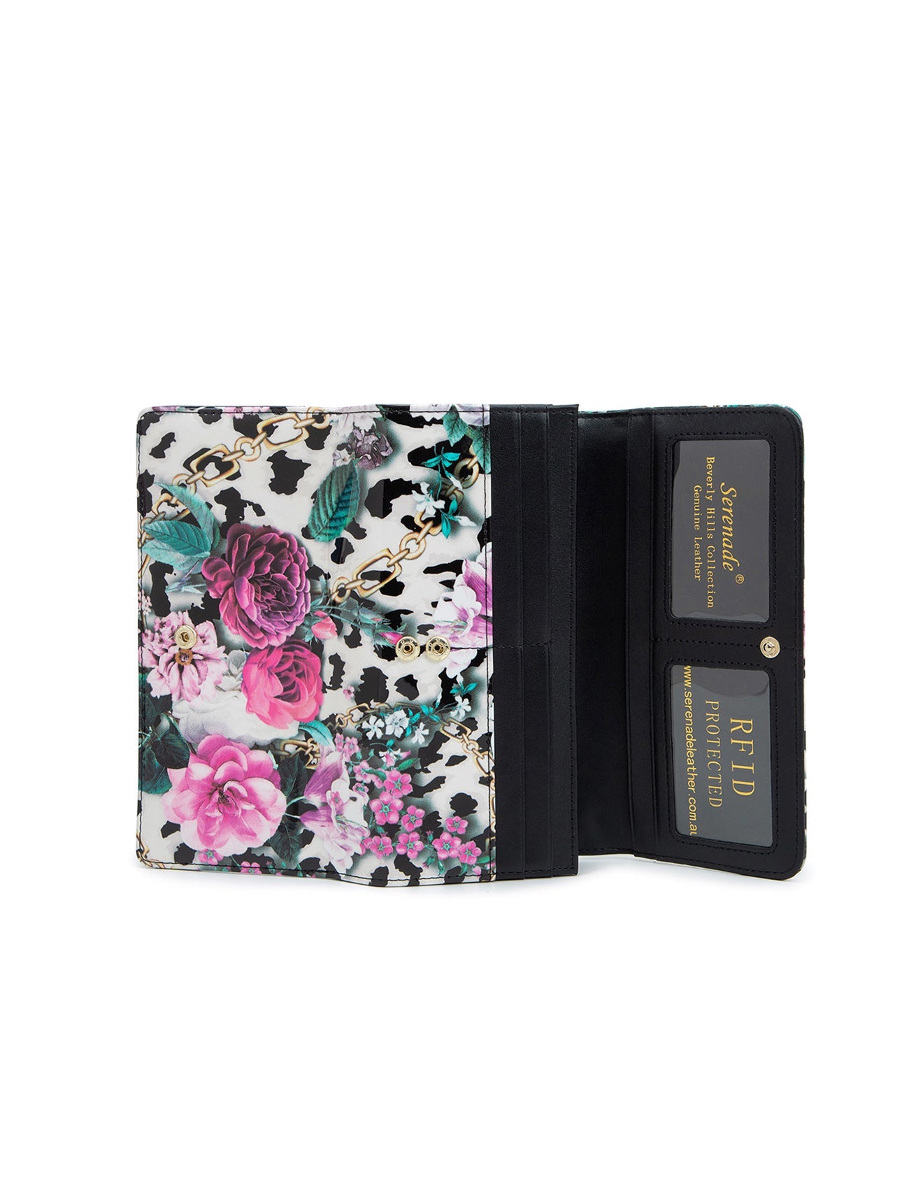 AMITY LARGE PATENT LEATHER WALLET WITH RFID- WSF101
