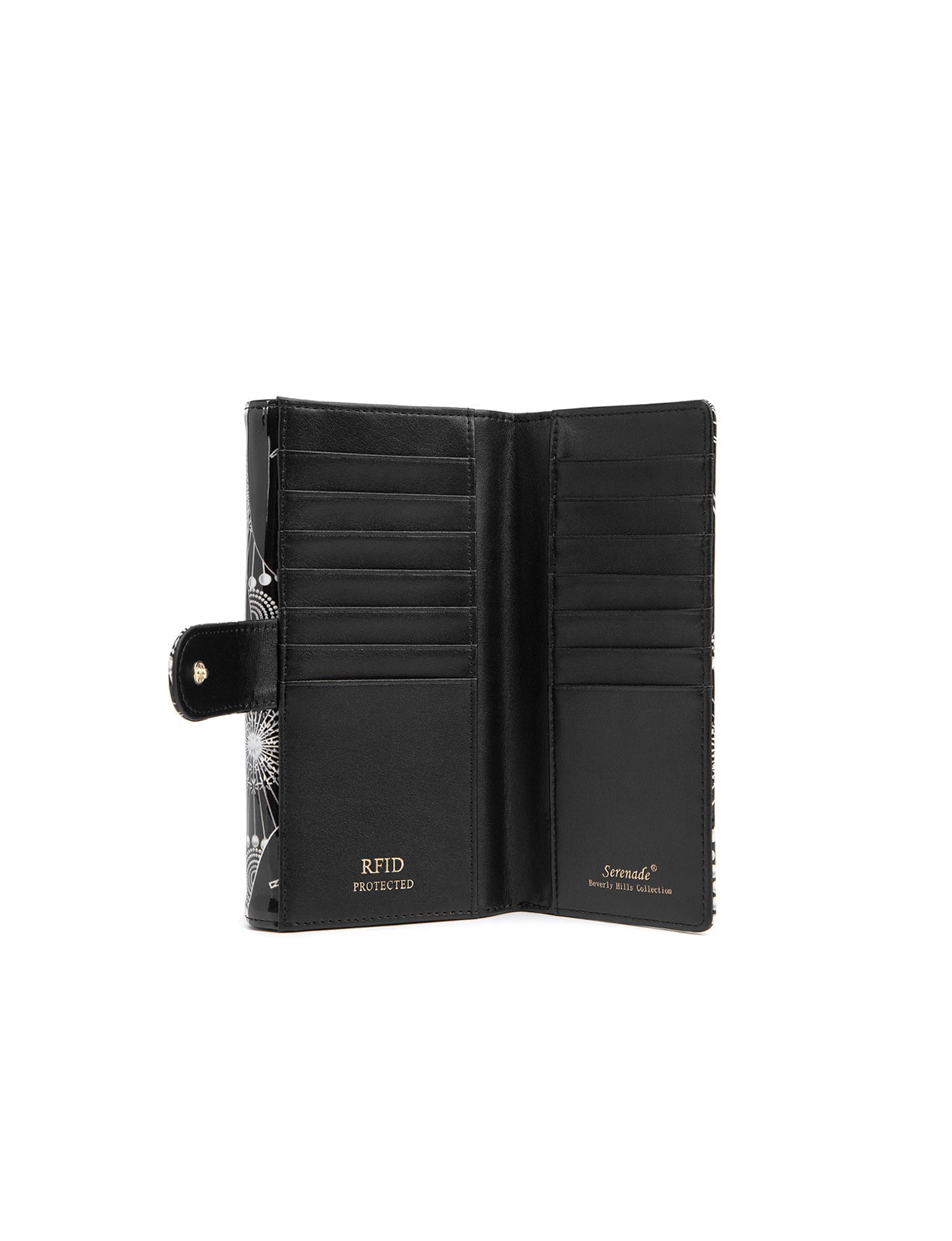 ASPEN GROSSES LACKLEDER-PORTEMONNAIE MIT RFID-WSF401