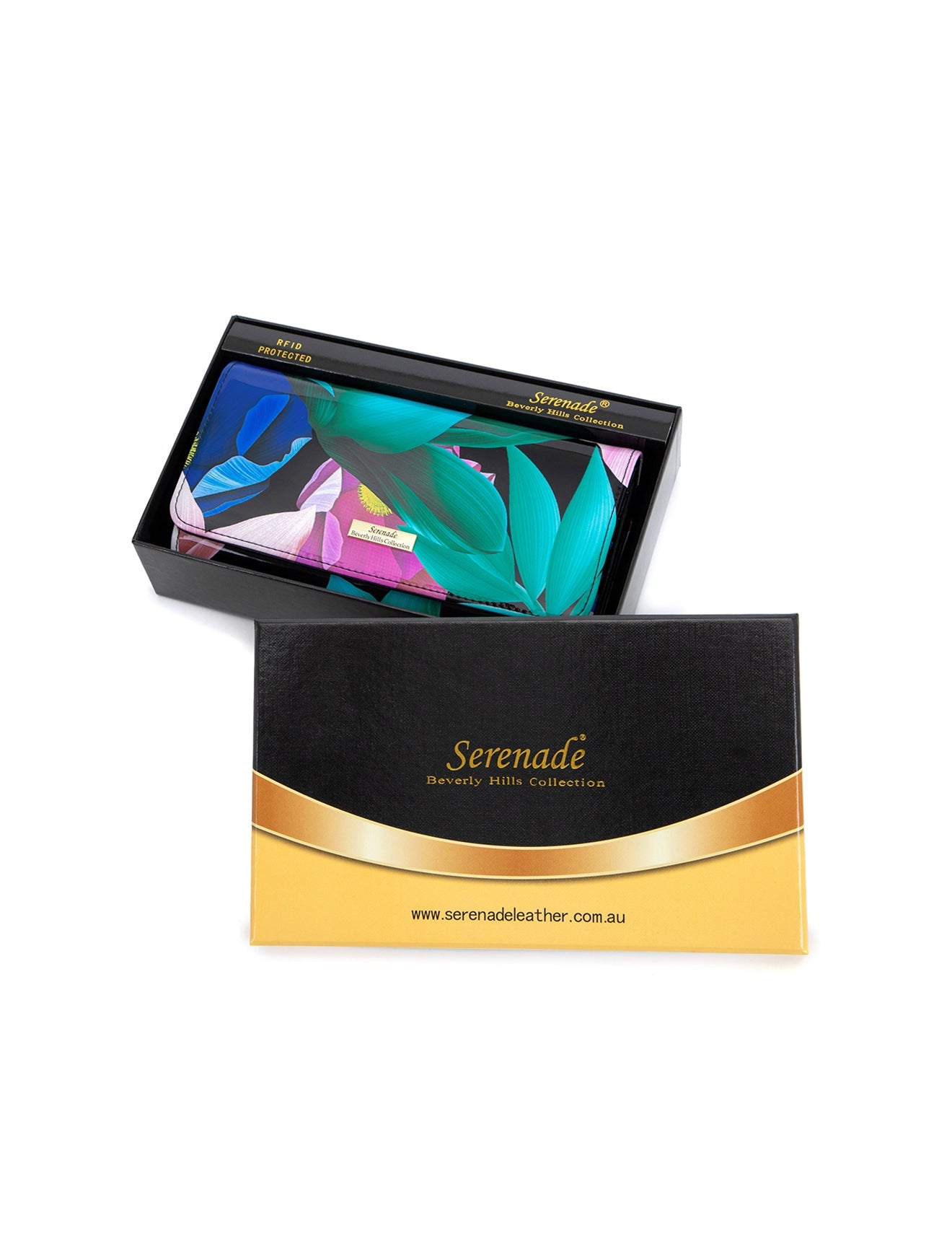 ANIKA LARGE PATENT LEATHER WALLET WITH RFID- WSF901