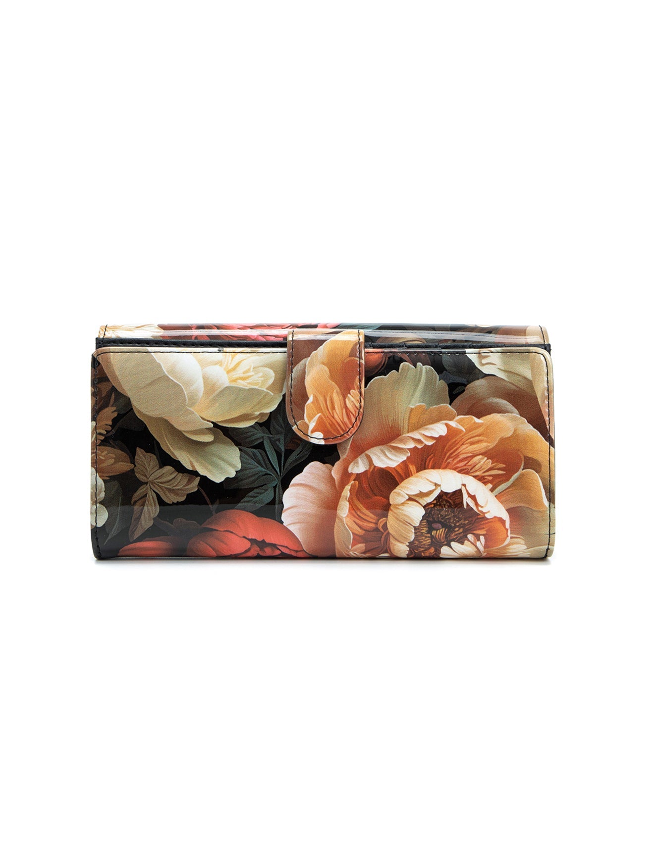 ELISABETTA GROSSES LACKLEDER-PORTEMONNAIE MIT RFID-WSN9701