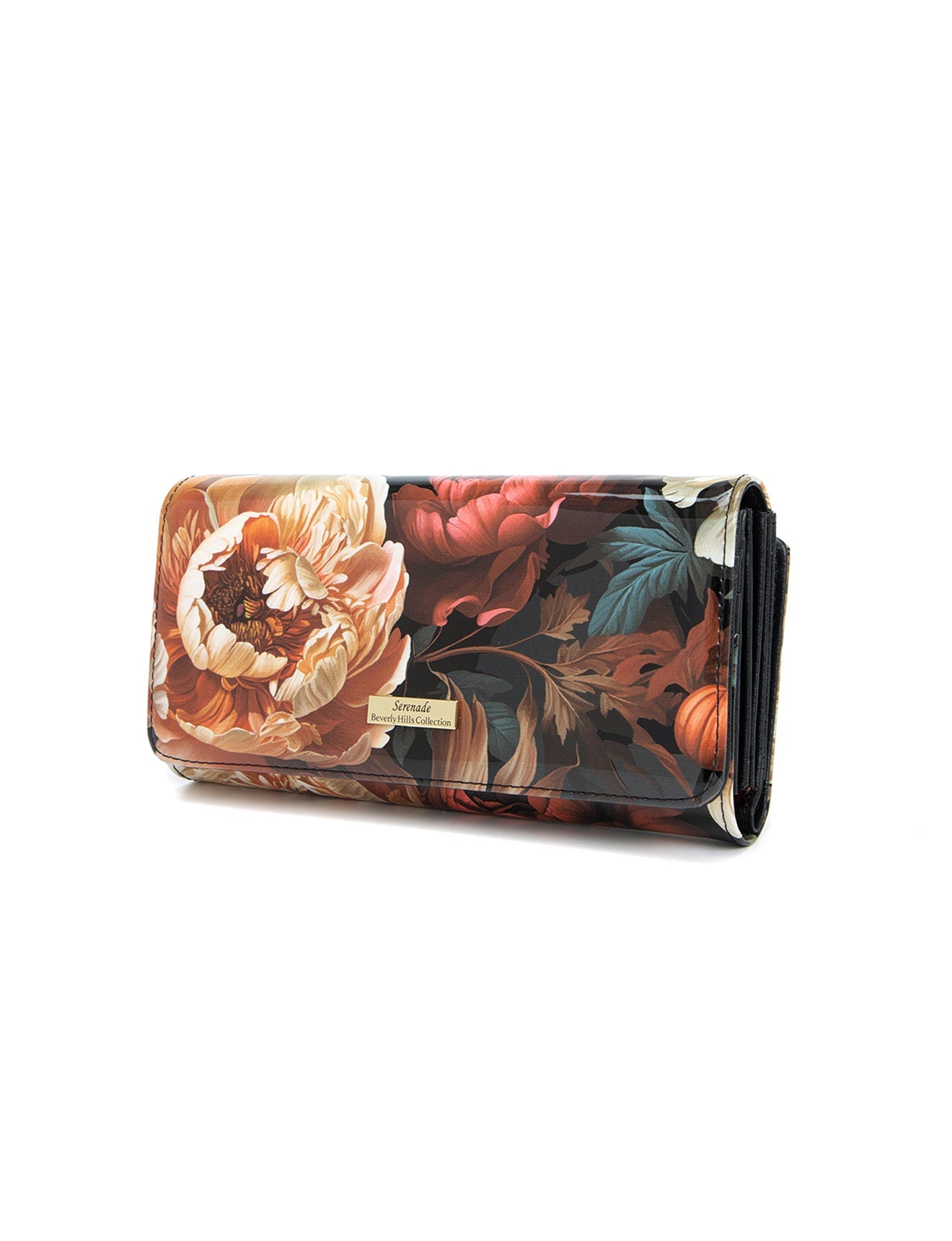 ELISABETTA GROSSES LACKLEDER-PORTEMONNAIE MIT RFID-WSN9701