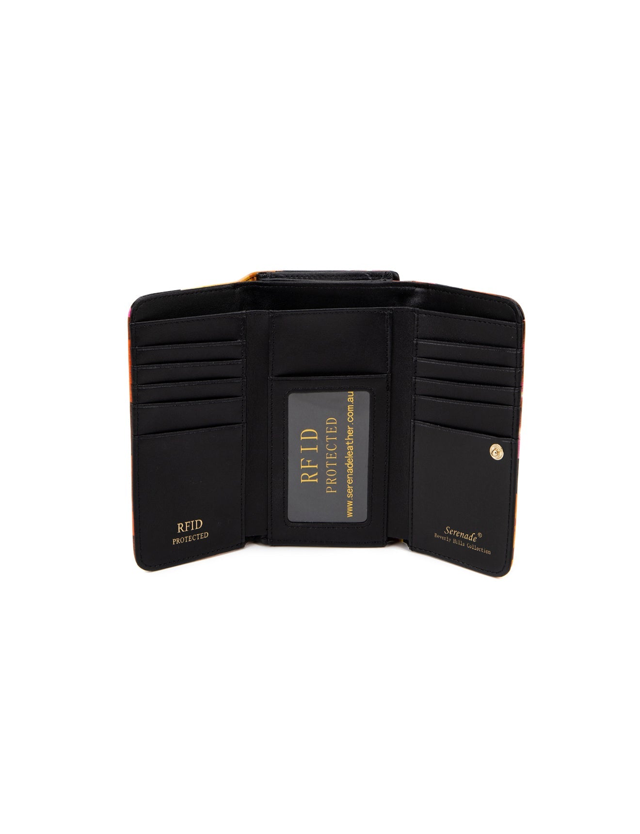 CORDELIA MITTLERE GELDBÖRSE AUS LACKLEDER MIT RFID - WSN9902