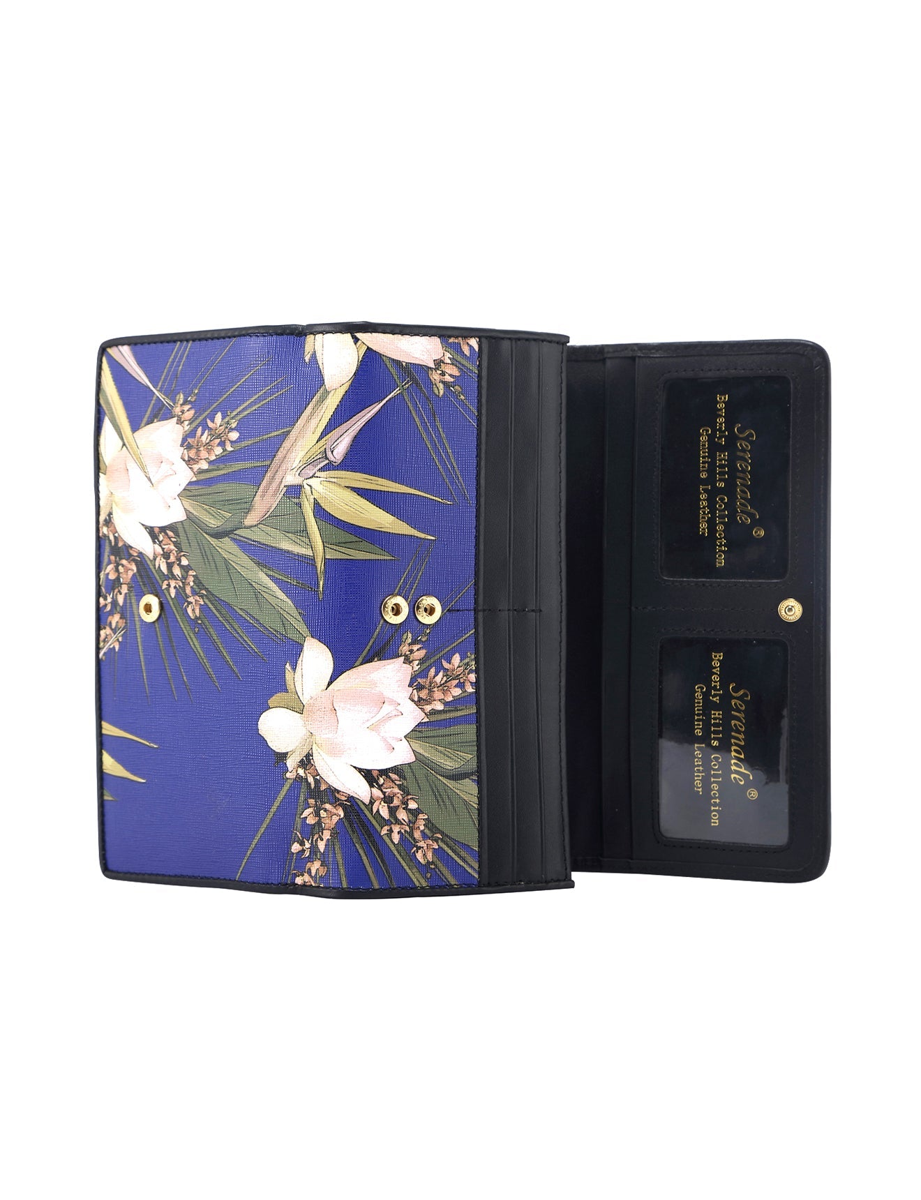 GROSSE LEDERBRIEFTASCHE „BLUE PARIDISE“ - WSV9101-SALE
