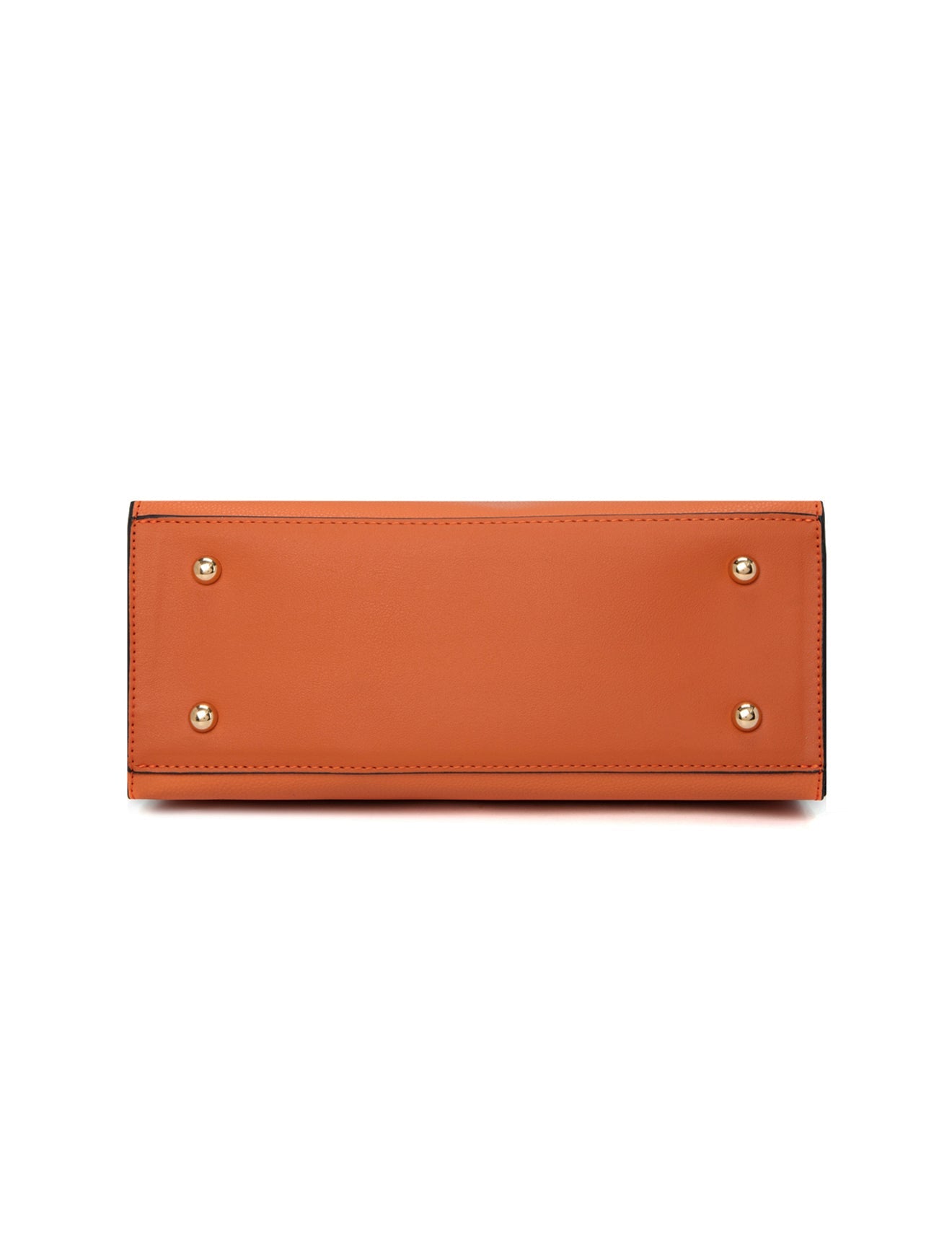 ADELAIDE VEGANE TASCHE MIT DREI FÄCHERN - ORANGE