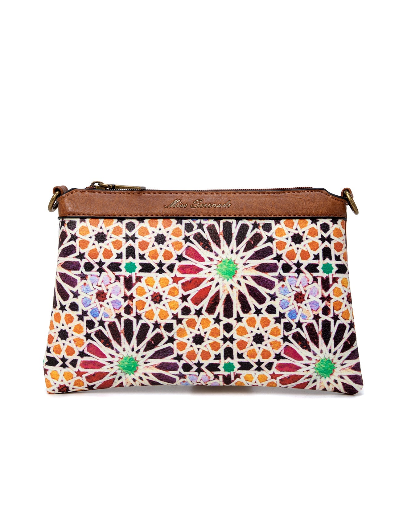 ASTER VEGANE XBODY-TASCHE MIT BLUMENMUSTER