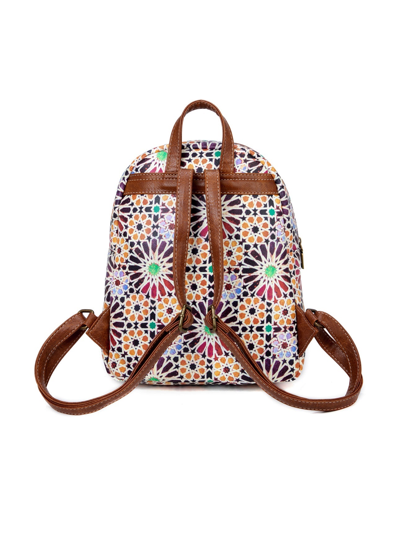 ASTER VEGANER RUCKSACK MIT BLUMENMUSTER
