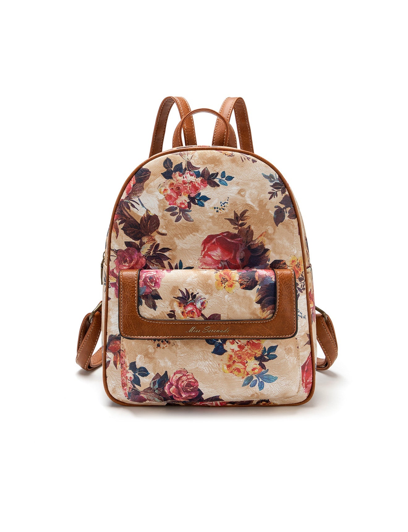 DAPHNE VEGANER RUCKSACK MIT BLUMENMUSTER - XB-2320