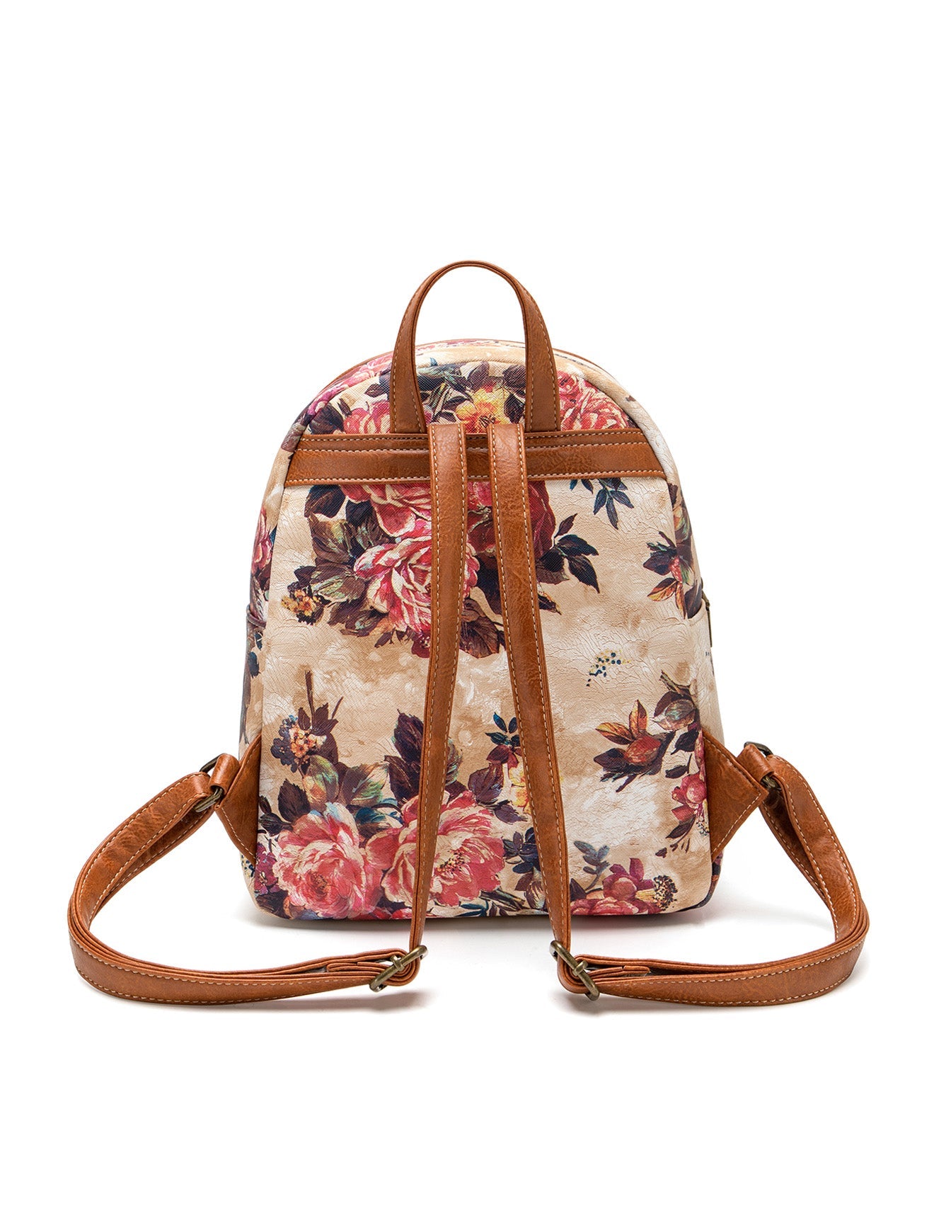 DAPHNE VEGANER RUCKSACK MIT BLUMENMUSTER - XB-2320