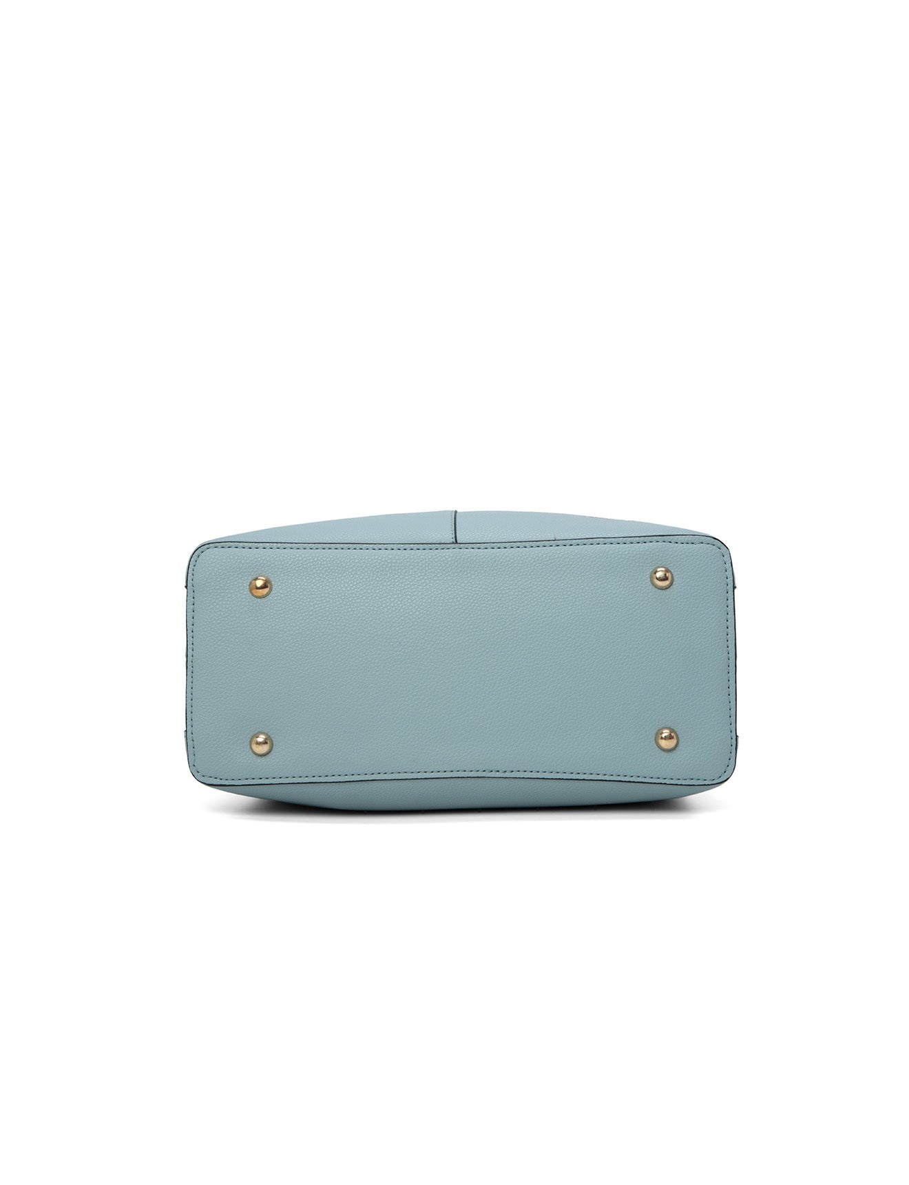 CHARLIE VEGANE TASCHE MIT DREI FÄCHERN - XB-2323-BLU/BRN
