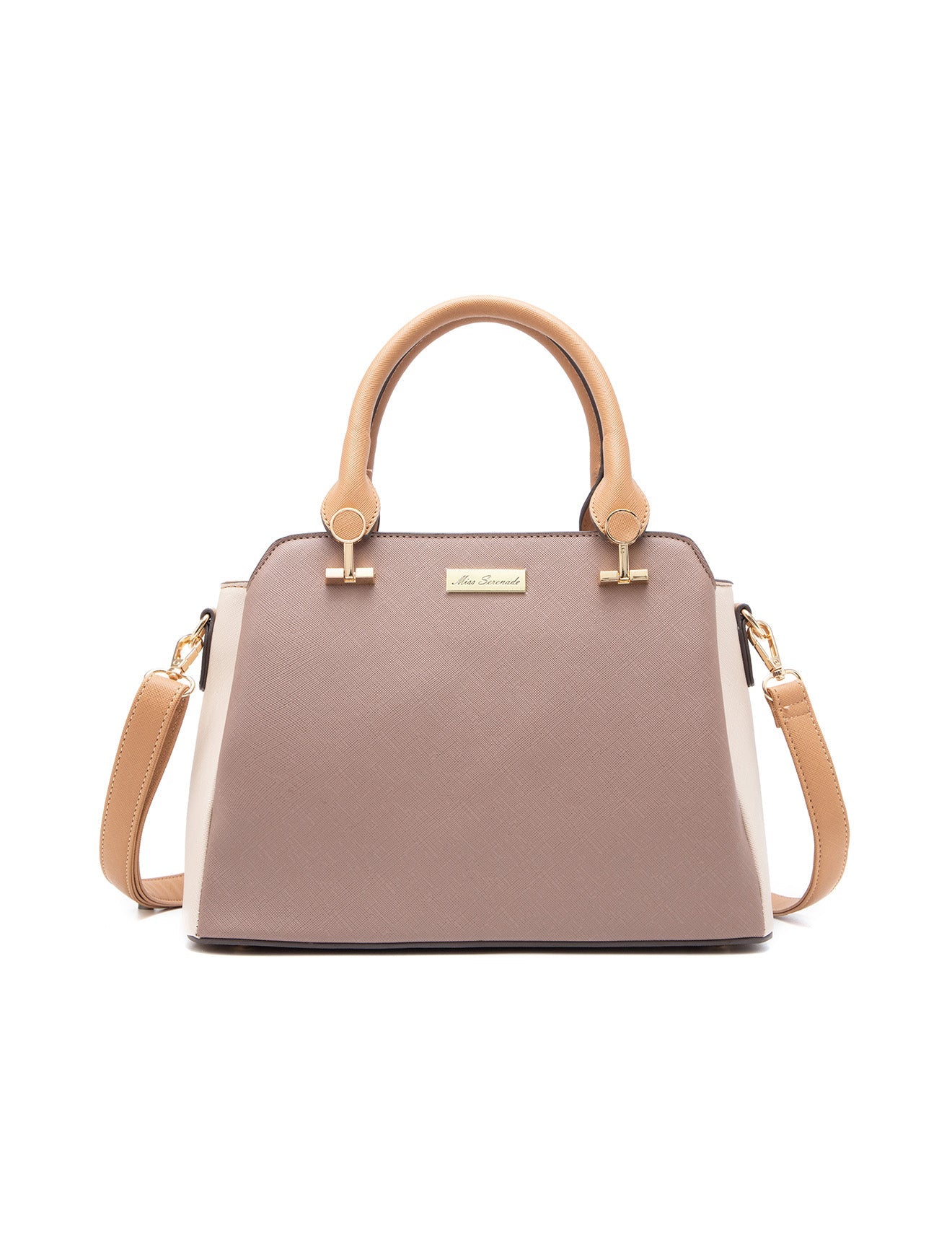 CAROLINE VEGANE TASCHE MIT DREI FÄCHERN - XB-2337 - SALE