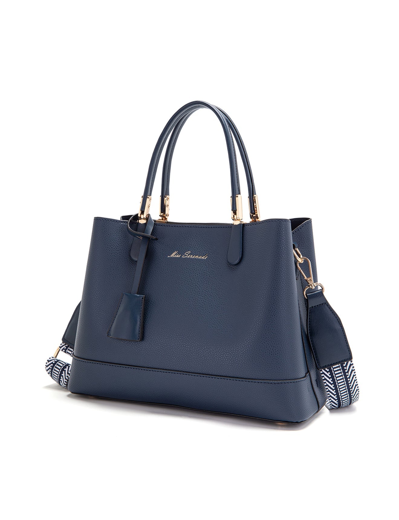 AINSLEY VEGAN TASCHE MIT DREI FÄCHERN - XB-2338-NVY - NEU