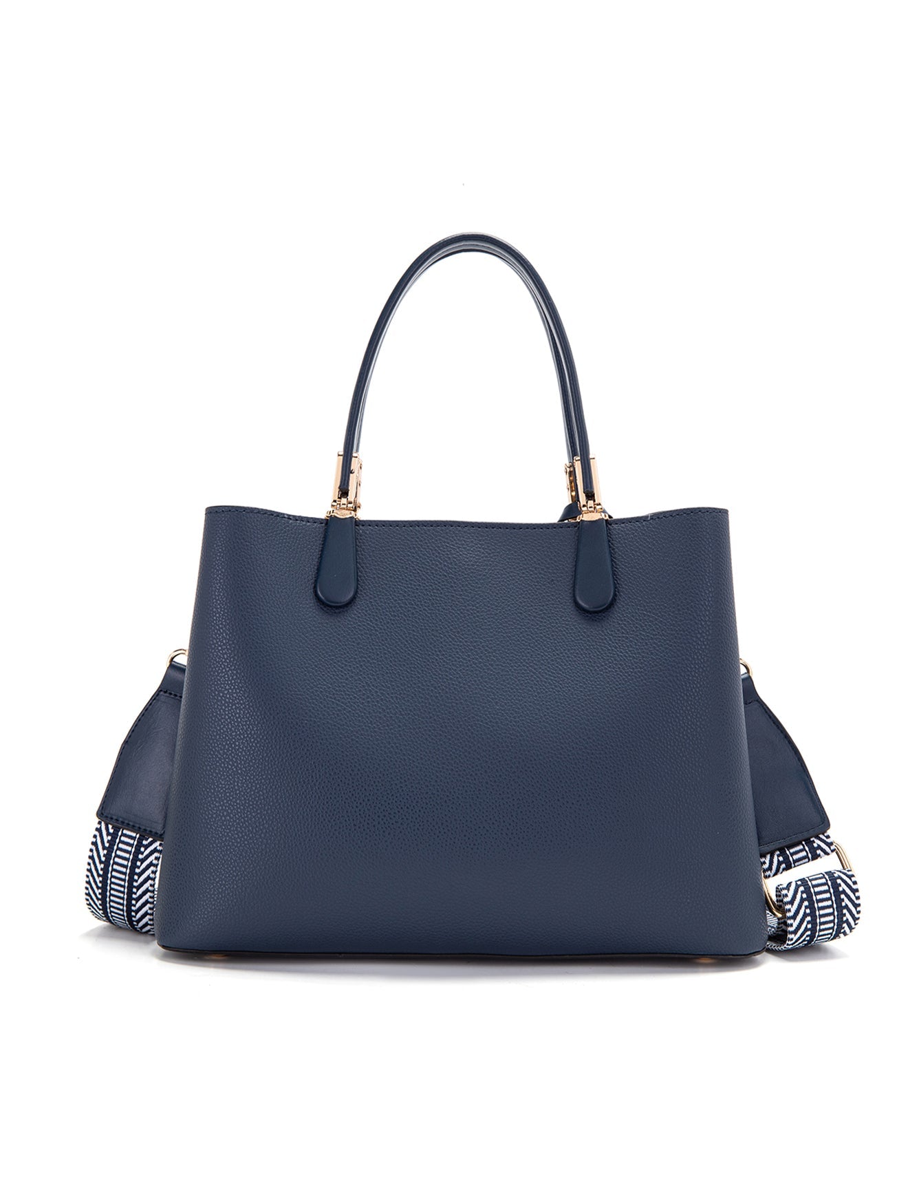 AINSLEY VEGAN TASCHE MIT DREI FÄCHERN - XB-2338-NVY - NEU