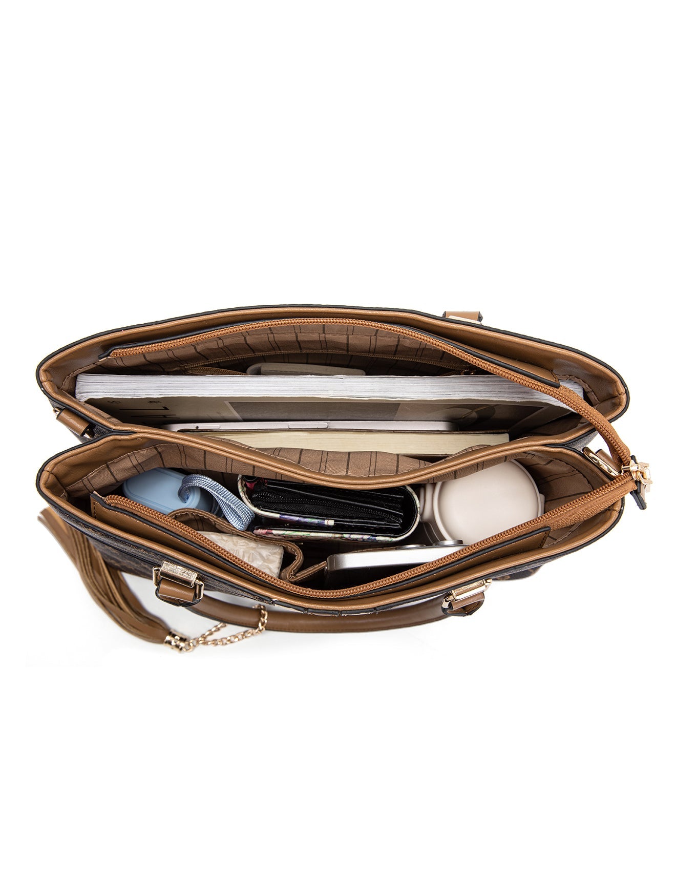 EMMALINE VEGAN BAG- XB-2340-TAN- NEU EINGETROFFEN